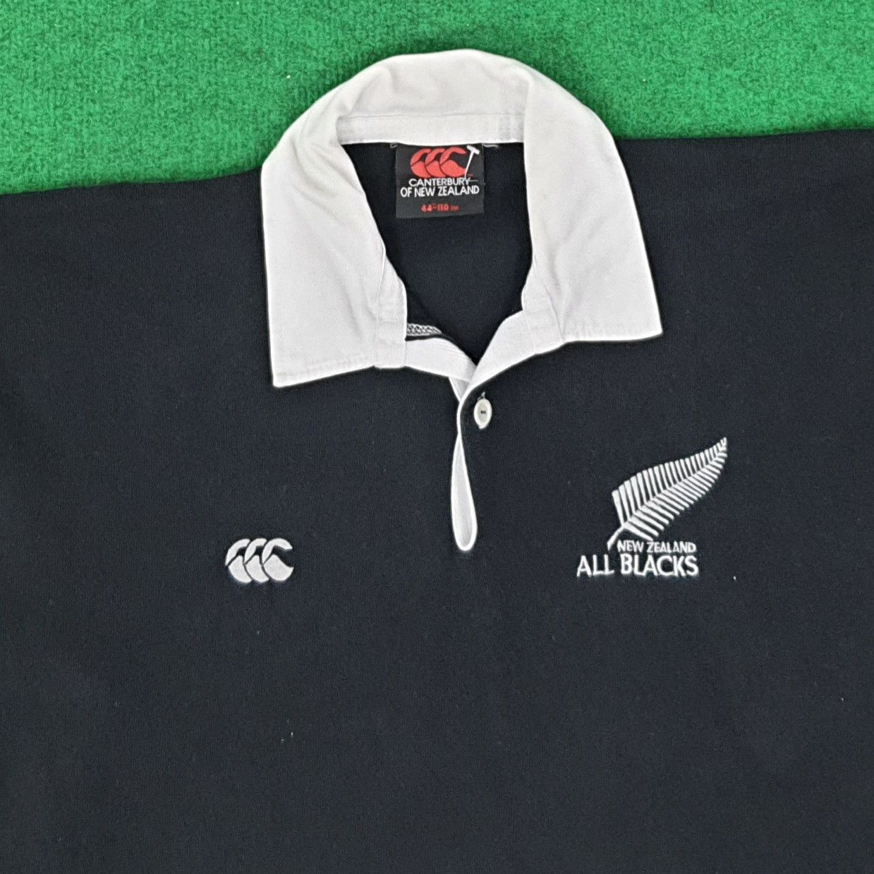 All Blacks Vintage Canterbury of New Zealand Rugby Union Polo C239N64 Size US L / EU 52-54 / 3 - 2 Thumbnail