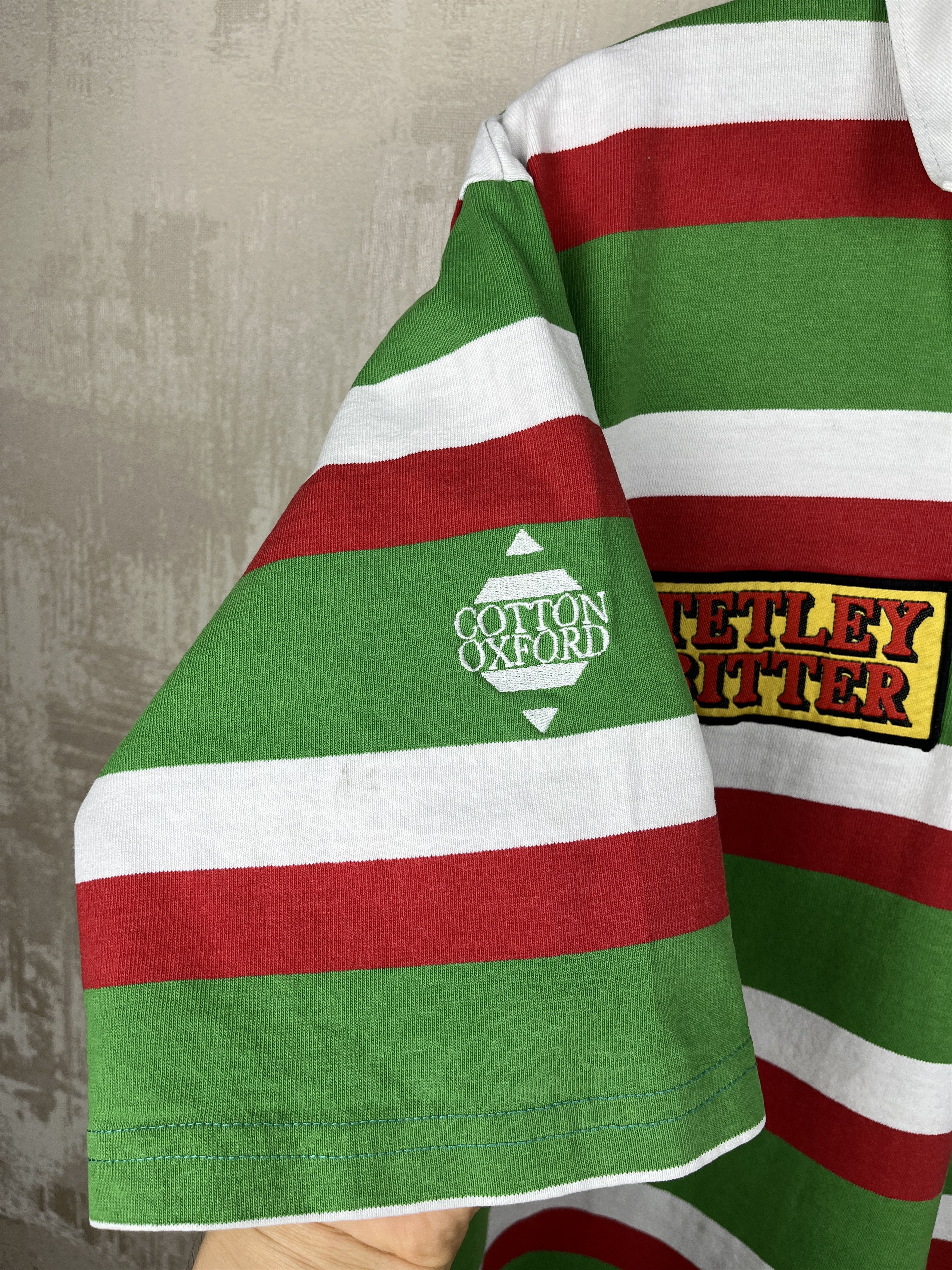 Cotton Traders 90s Leicester Tigers Vintage Rugby Shirt S/S Jersey Size US XL / EU 56 / 4 - 12 Thumbnail