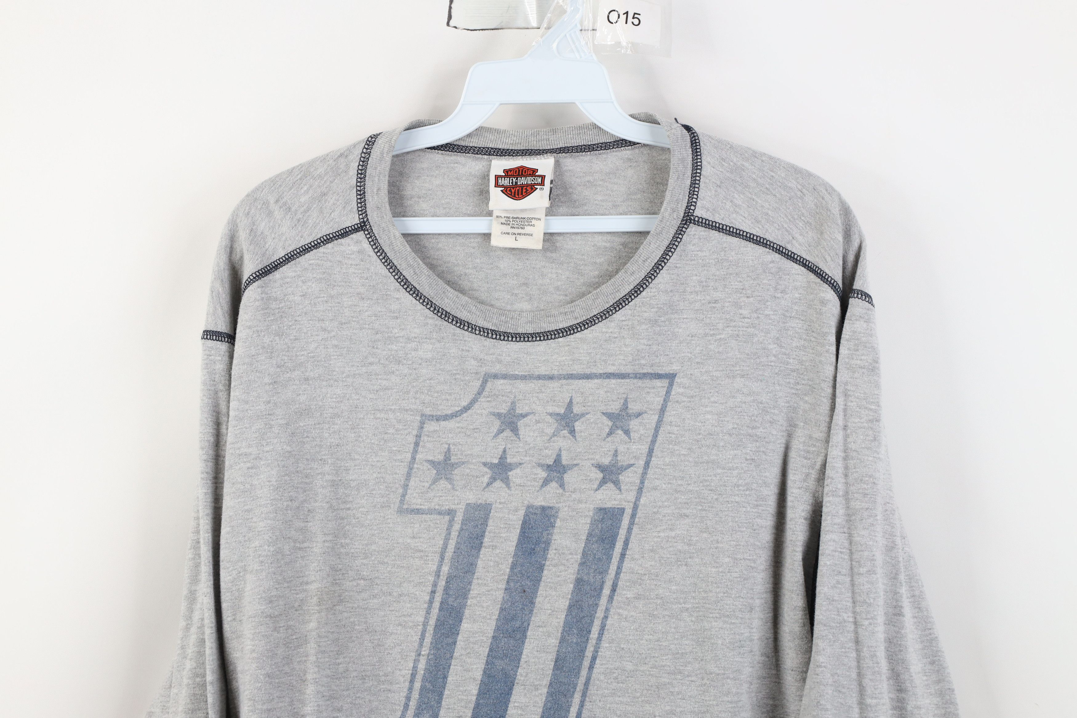 Harley Davidson Vintage Y2K Harley Davidson Seattle Long Sleeve T-Shirt Gray Size US L / EU 52-54 / 3 - 2 Thumbnail
