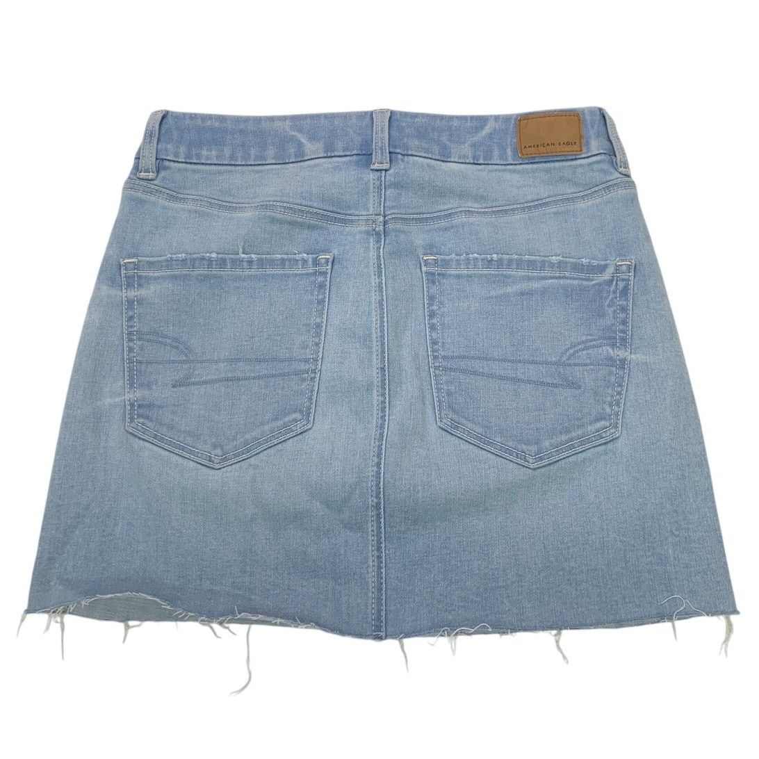 American Eagle Outfitters New American Eagle Womens Size 4 Mini Denim Blue Jean Skirt Size 27" / US 4 / IT 40 - 5 Thumbnail