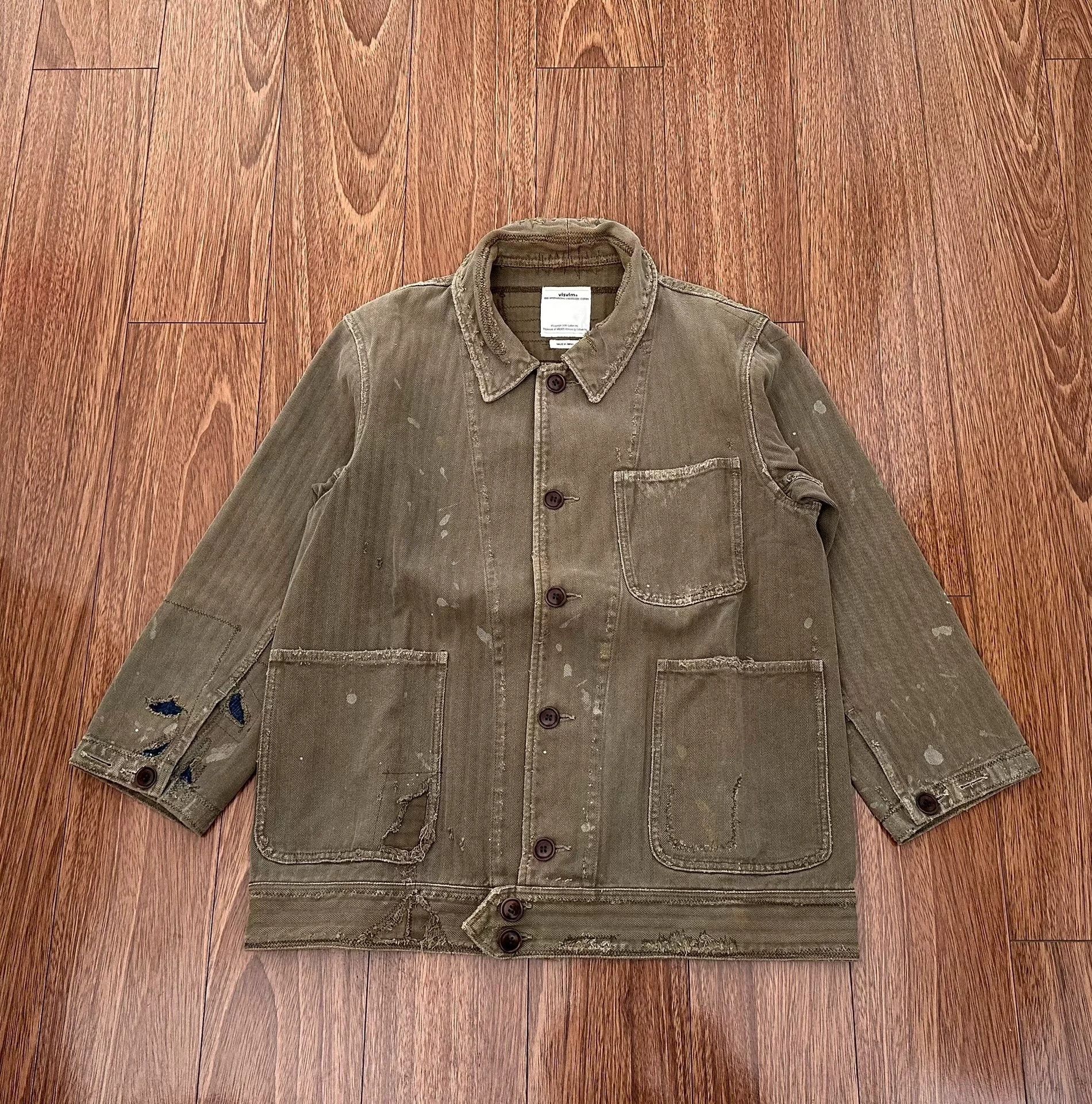 Visvim VISVIM 18SS BENNY JKT HERRINGBONE Size US M / EU 48-50 / 2 - 1 Thumbnail