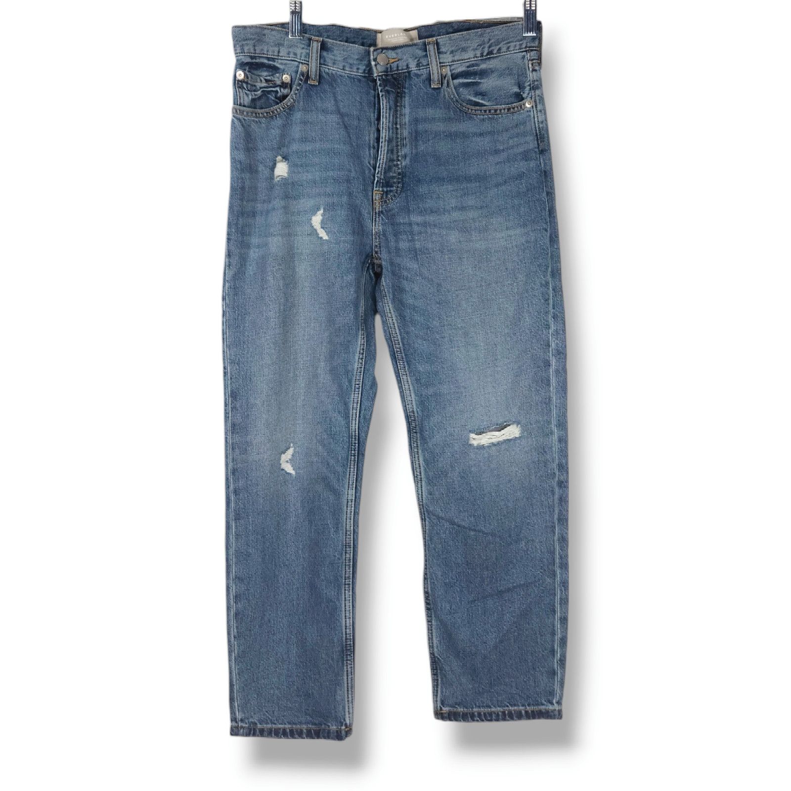Everlane NWOT Everlane The Summer Slouch Crop Jeans Sz. 27x25 Blue Size 27" / US 4 / IT 40 - 3 Thumbnail