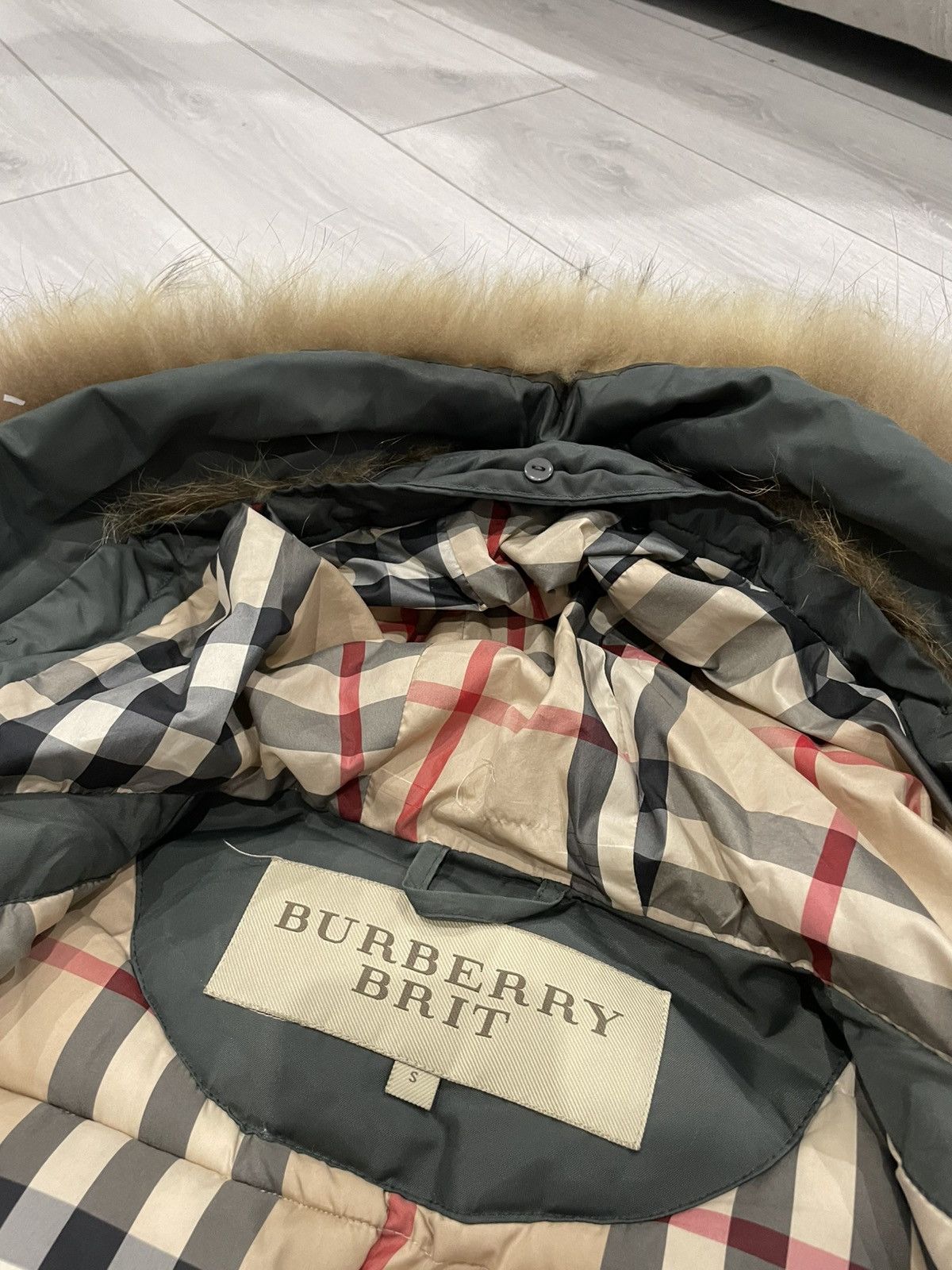 Burberry Burberry Brit long down Nova Check puffer jacket heavy coat Size S / US 4 / IT 40 - 11 Thumbnail