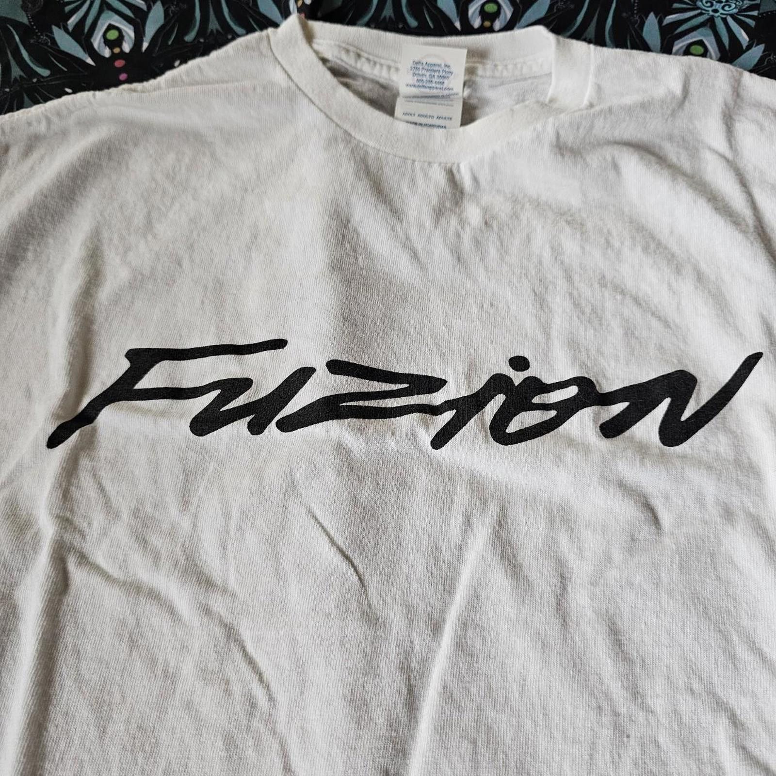 Designer Men's Black and White Fuzion T-shirt Size US L / EU 52-54 / 3 - 2 Thumbnail