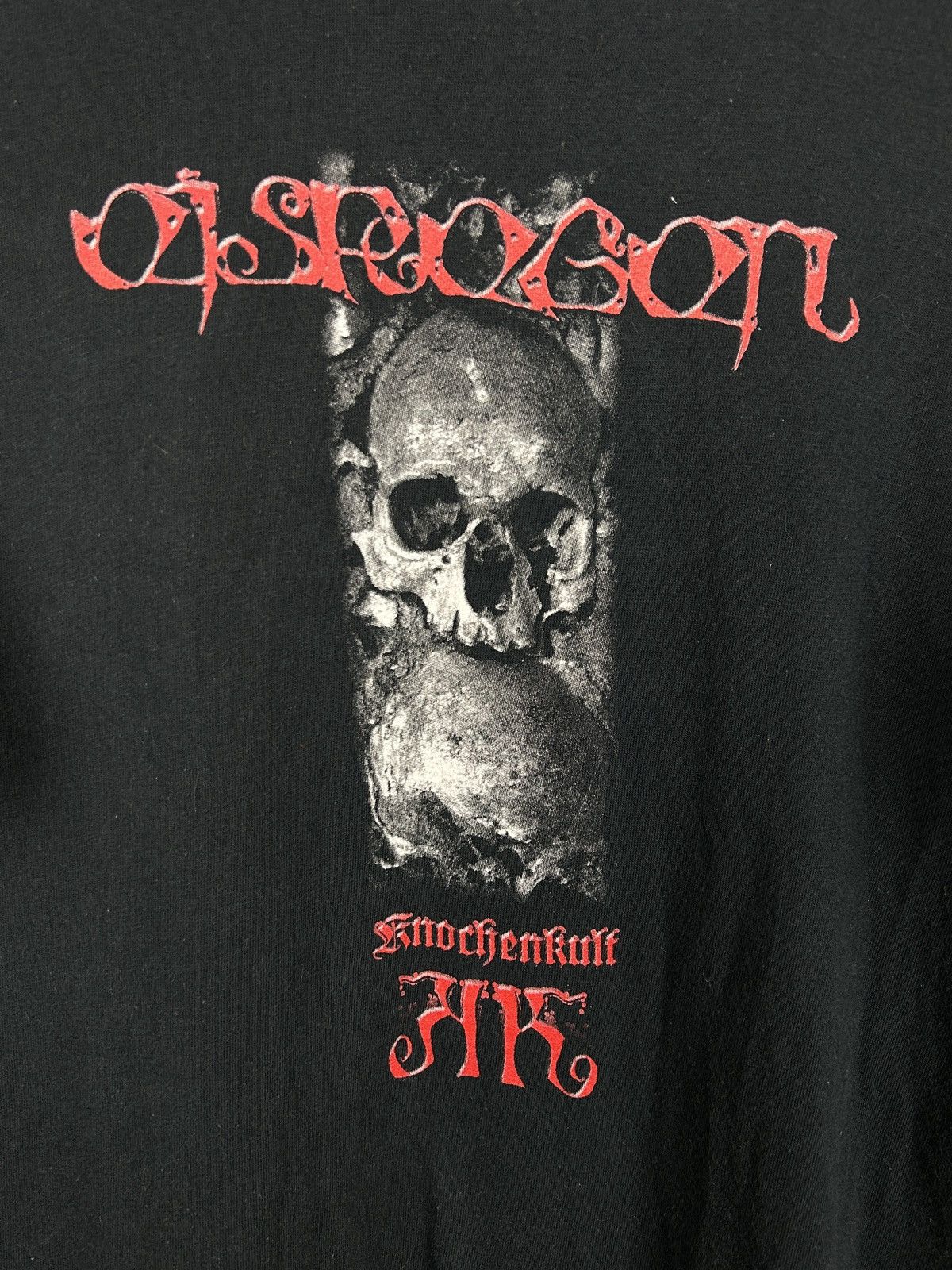 Band Tees 00s Vintage Eisregen - Knochenkult 2008 Album Metal T-Shirt Size US XL / EU 56 / 4 - 6 Thumbnail