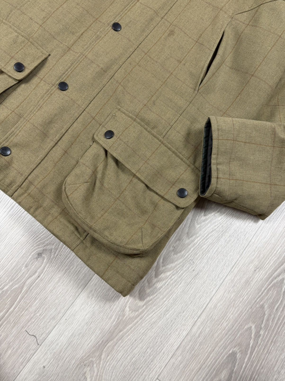 Barbour Barbour Washable Berwick Tweed Jacket Men's Large Green Size US L / EU 52-54 / 3 - 4 Thumbnail