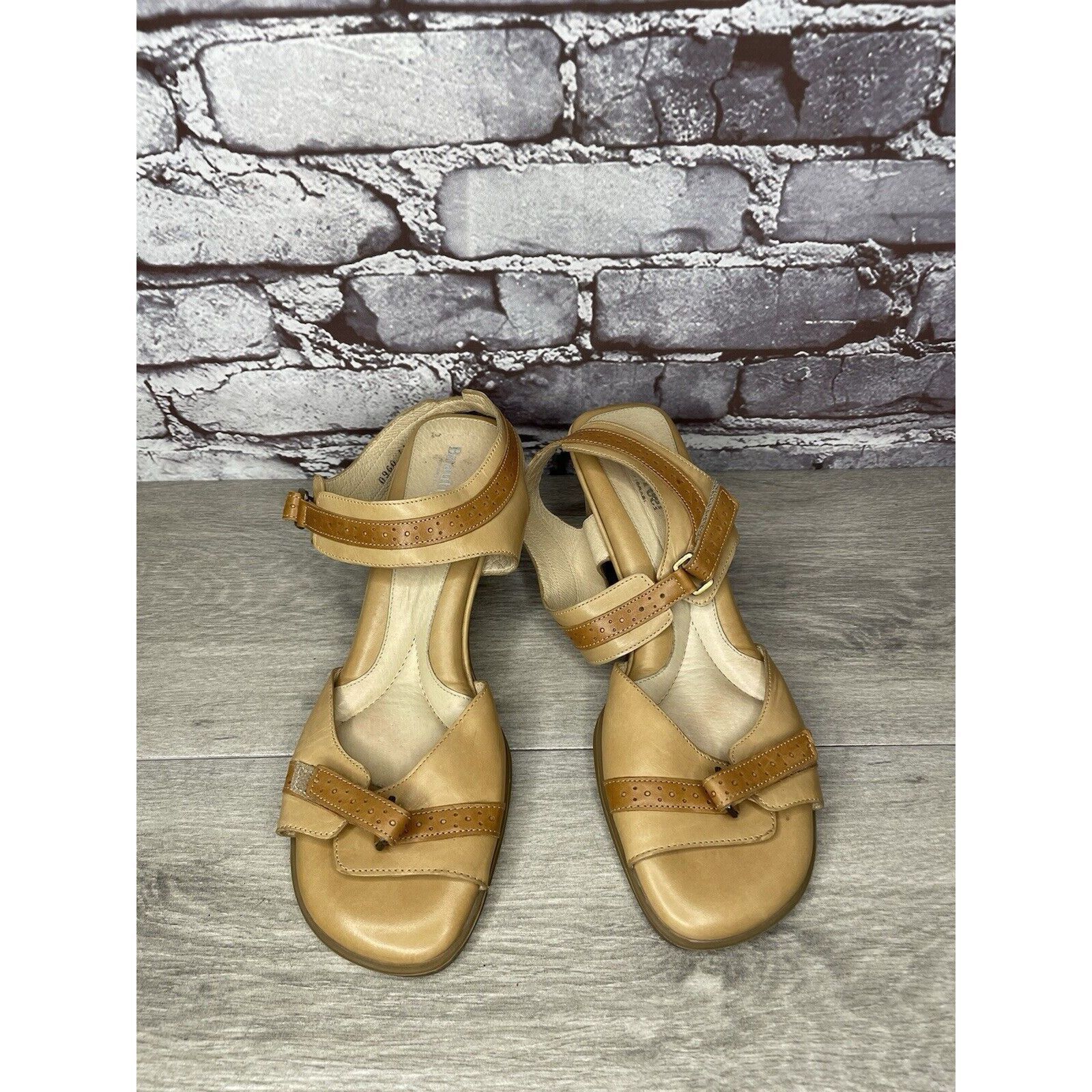 Other Beautifeel Brown Leather Casual Heel Strappy Sandals Women’s Size US 10.5 / IT 40.5 - 14 Thumbnail