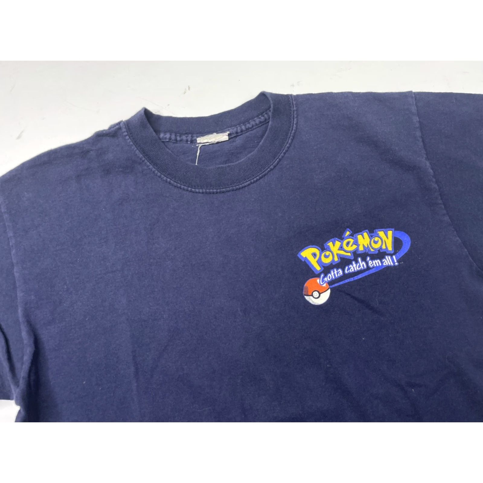 Nintendo VINTAGE 1999 Pokemon Nintendo T-Shirt Size Adult Small Double-Sided Ash Pickachu Mens S Blue T-Shirt Pokemon Size US S / EU 44-46 / 1 - 2 Thumbnail