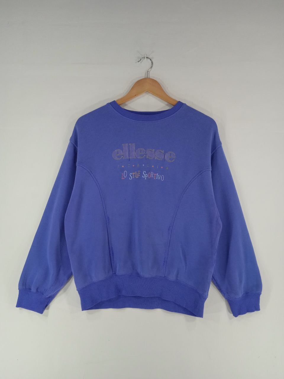 Ellesse Vintage 90's Ellese Sweatshirt Rare Design Size US L / EU 52-54 / 3 - 1 Thumbnail