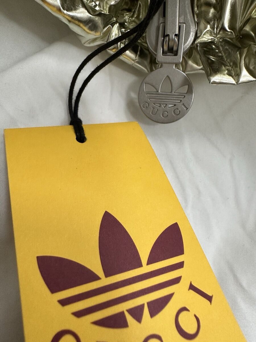Adidas × Gucci 🔥$4.5K VALUE🔥 Gucci x Adidas Laminated Padded Puffer Jacket Size US L / EU 52-54 / 3 - 4 Thumbnail