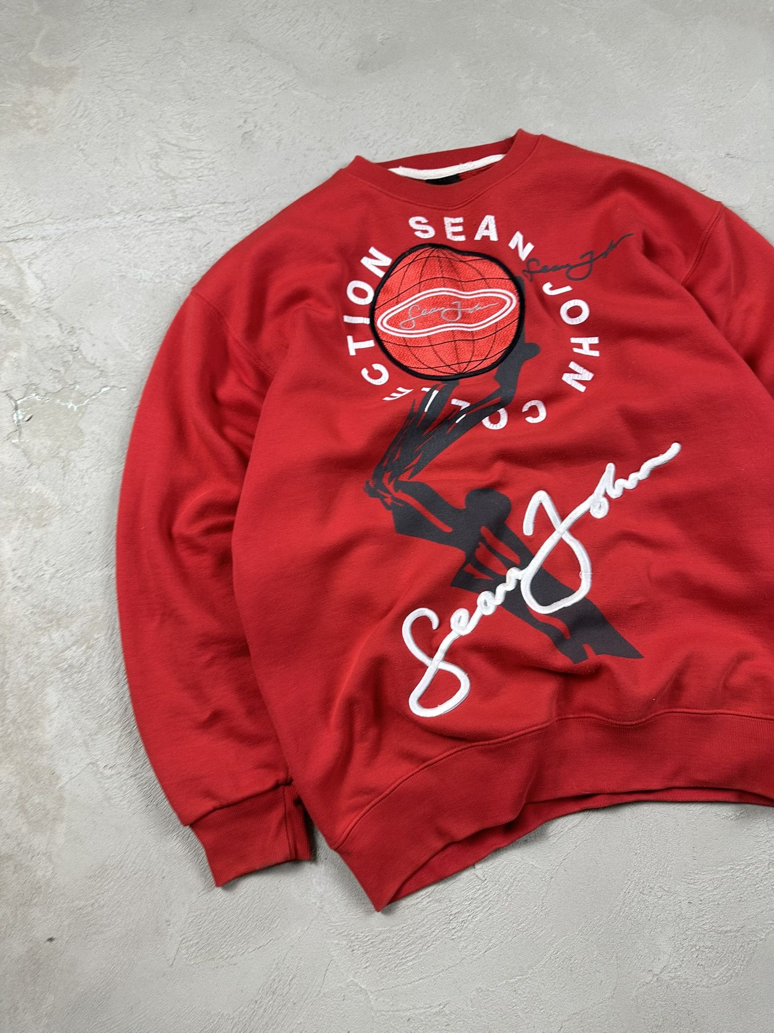 Sean John 2000s Vintage Sean John Hiphop Boxy Y2k Crewneck Size US XXL / EU 58 / 5 - 2 Thumbnail