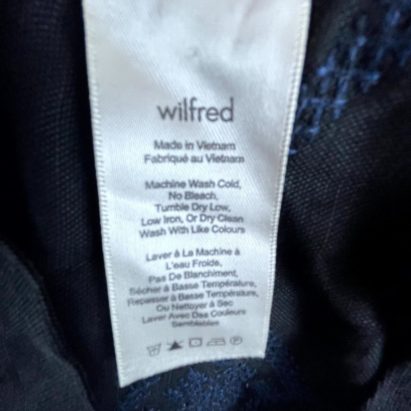 Aritzia Aritzia Wilfred Trompette Dress L Black Blue Summery Swing Size L / US 10 / IT 46 - 5 Thumbnail