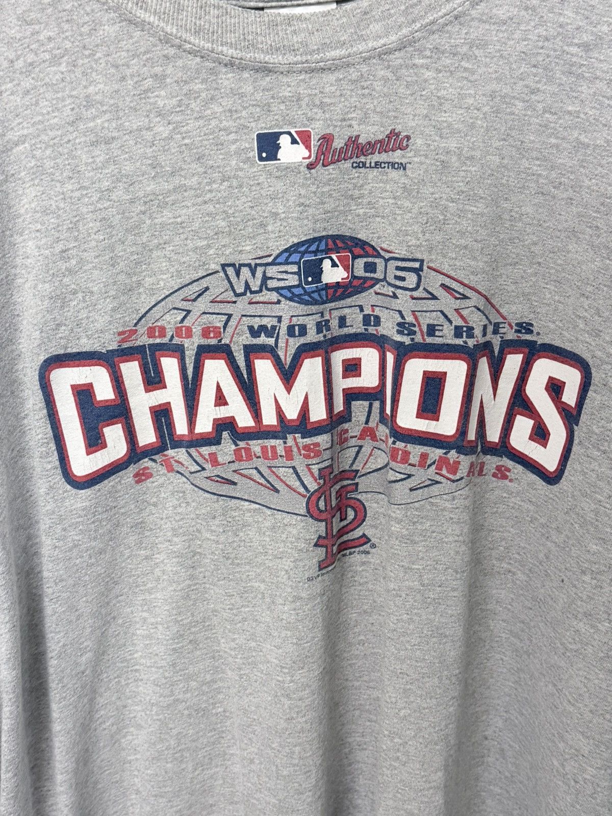 Gildan Vintage Grey and red St. Louis cardinals long sleeve shirt Size US XL / EU 56 / 4 - 3 Thumbnail