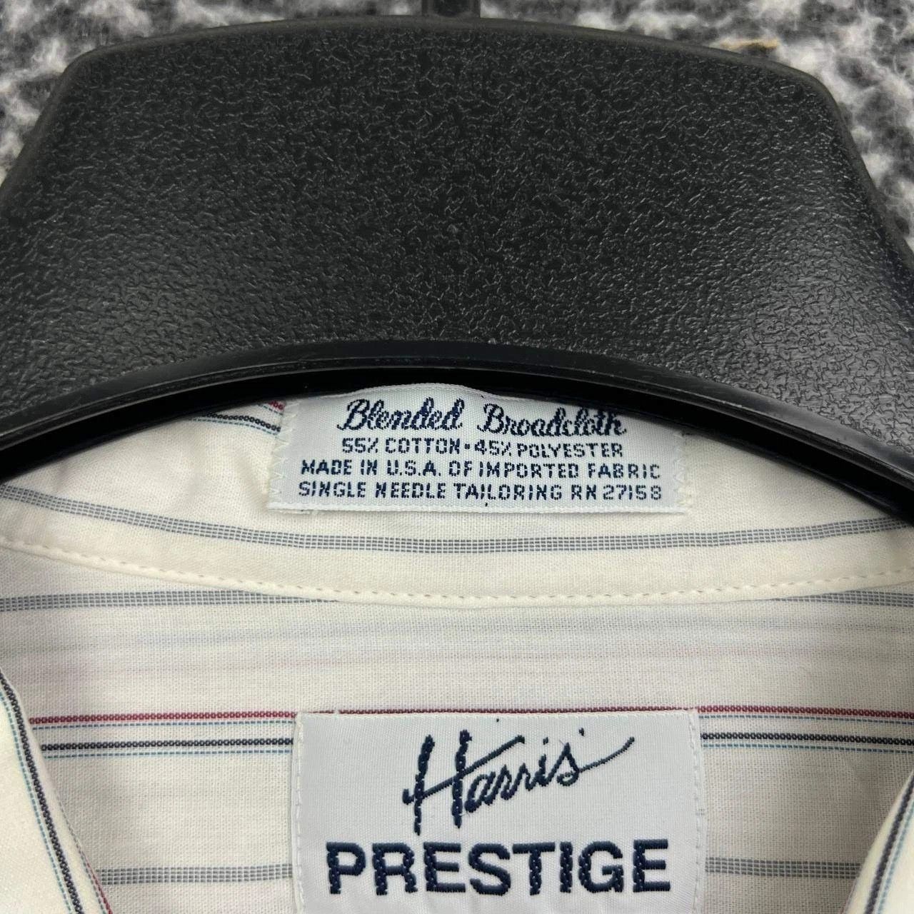 Other Harris Prestige Button Up Shirt Men 17 - 36 Striped Collared Size US XL / EU 56 / 4 - 8 Thumbnail