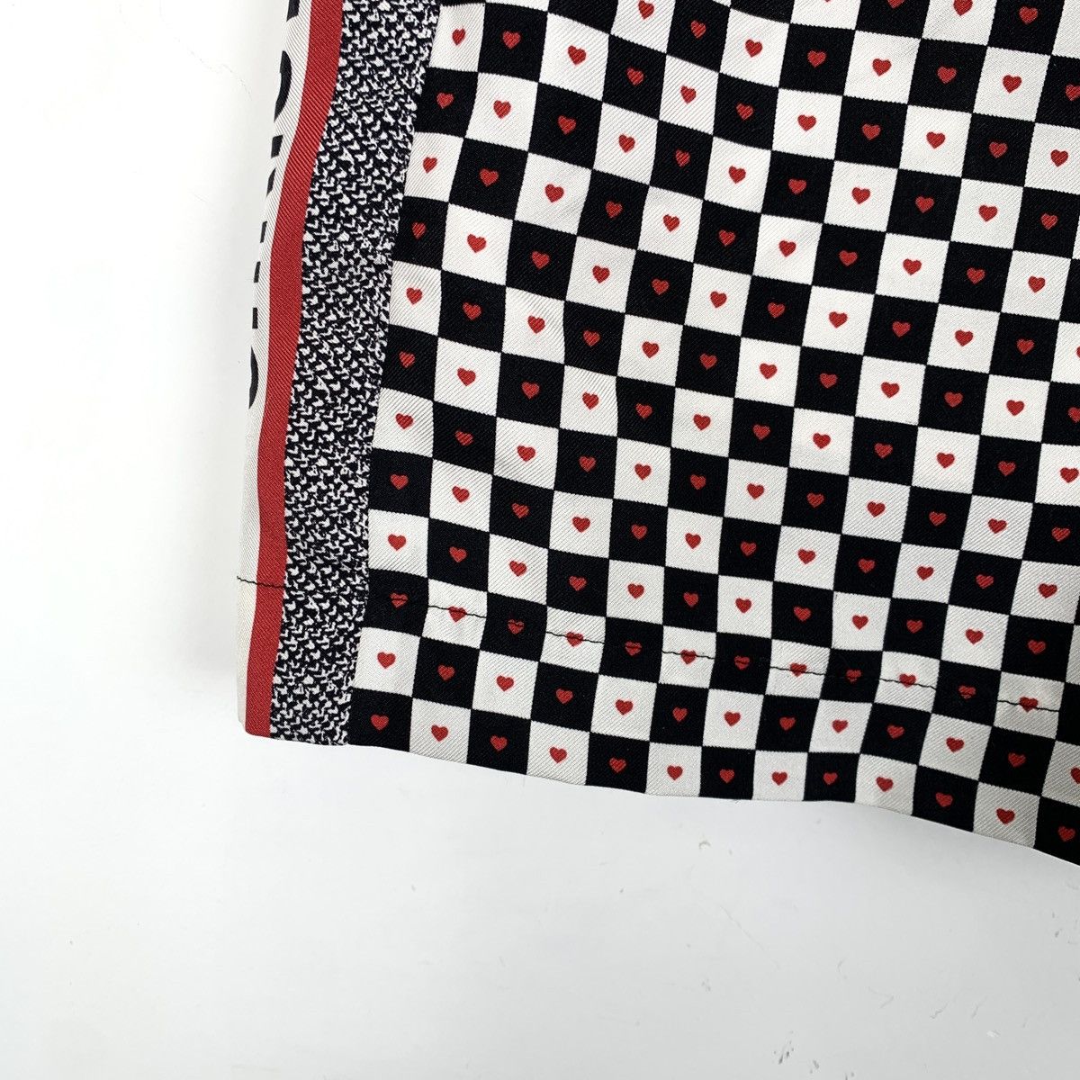 Dior Christian Dior Check All-over Print Silk Casual Shorts K26WX Size 32" / US 10 / IT 46 - 5 Thumbnail