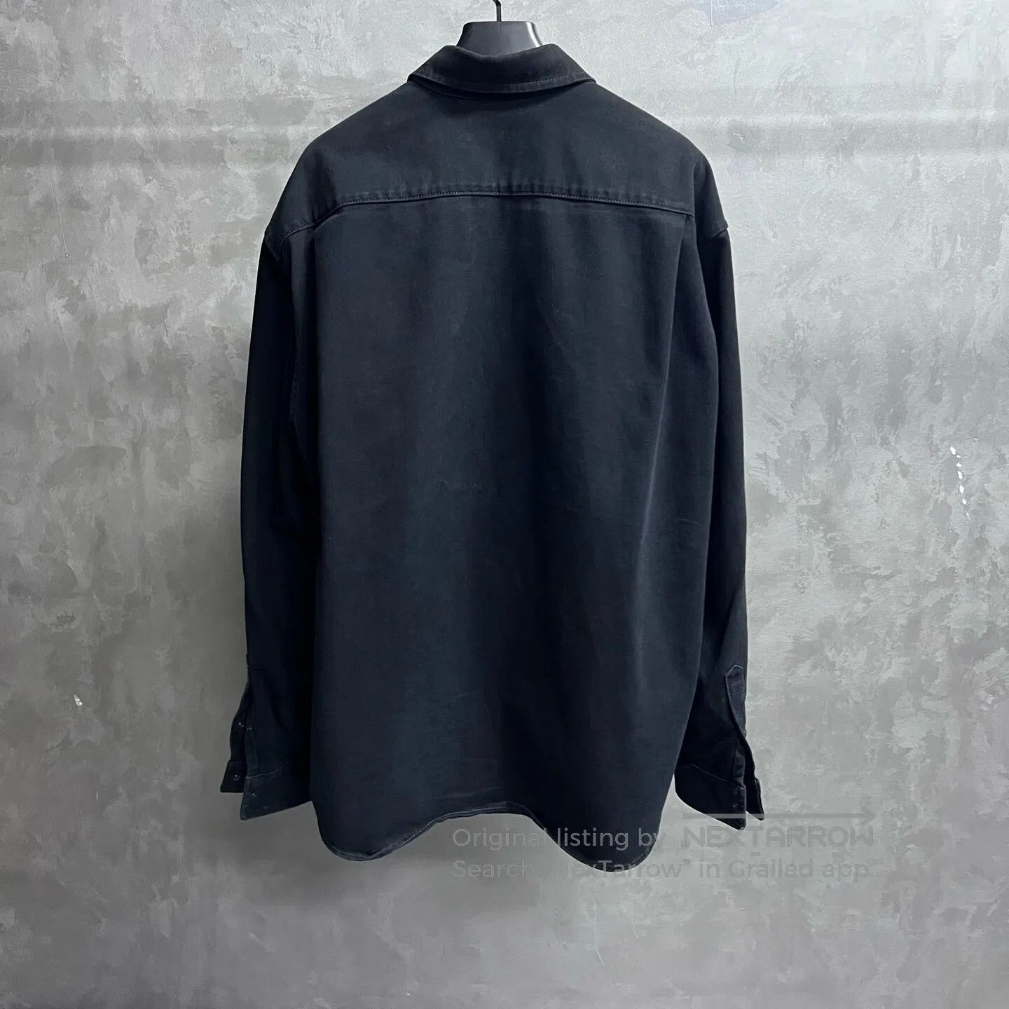 Balenciaga Balenciaga Long-sleeved denim shirt with square collar and Size US M / EU 48-50 / 2 - 5 Thumbnail