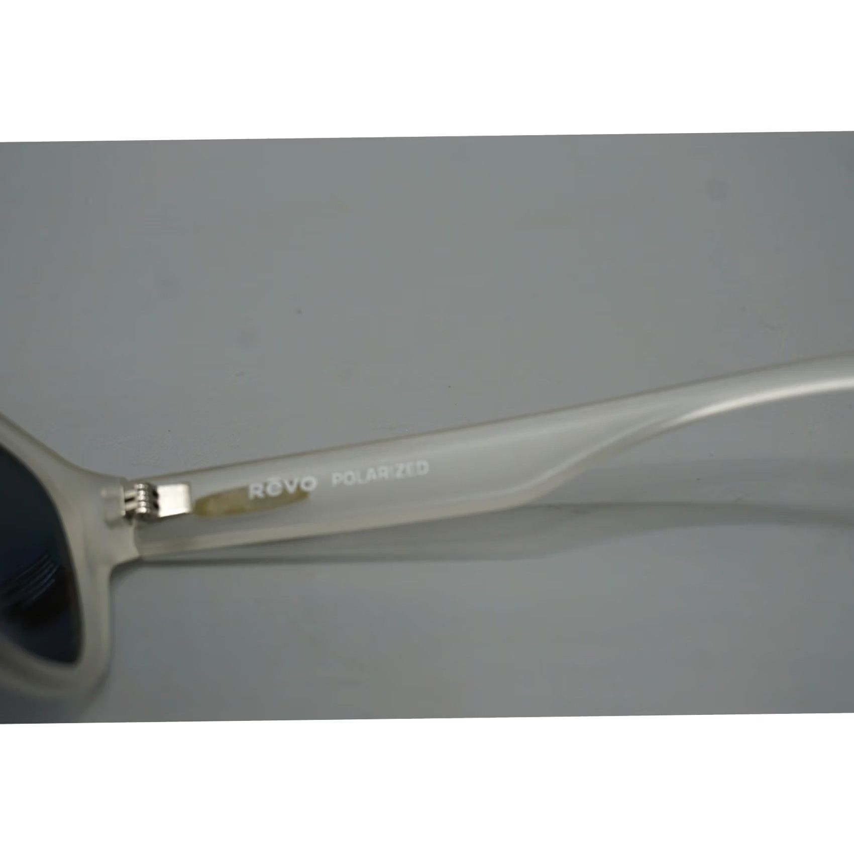 Vintage REVO Zinger Sunglasses RE 1054 09 Polarized Crystal Blue Mirror Mens Size ONE SIZE - 4 Thumbnail