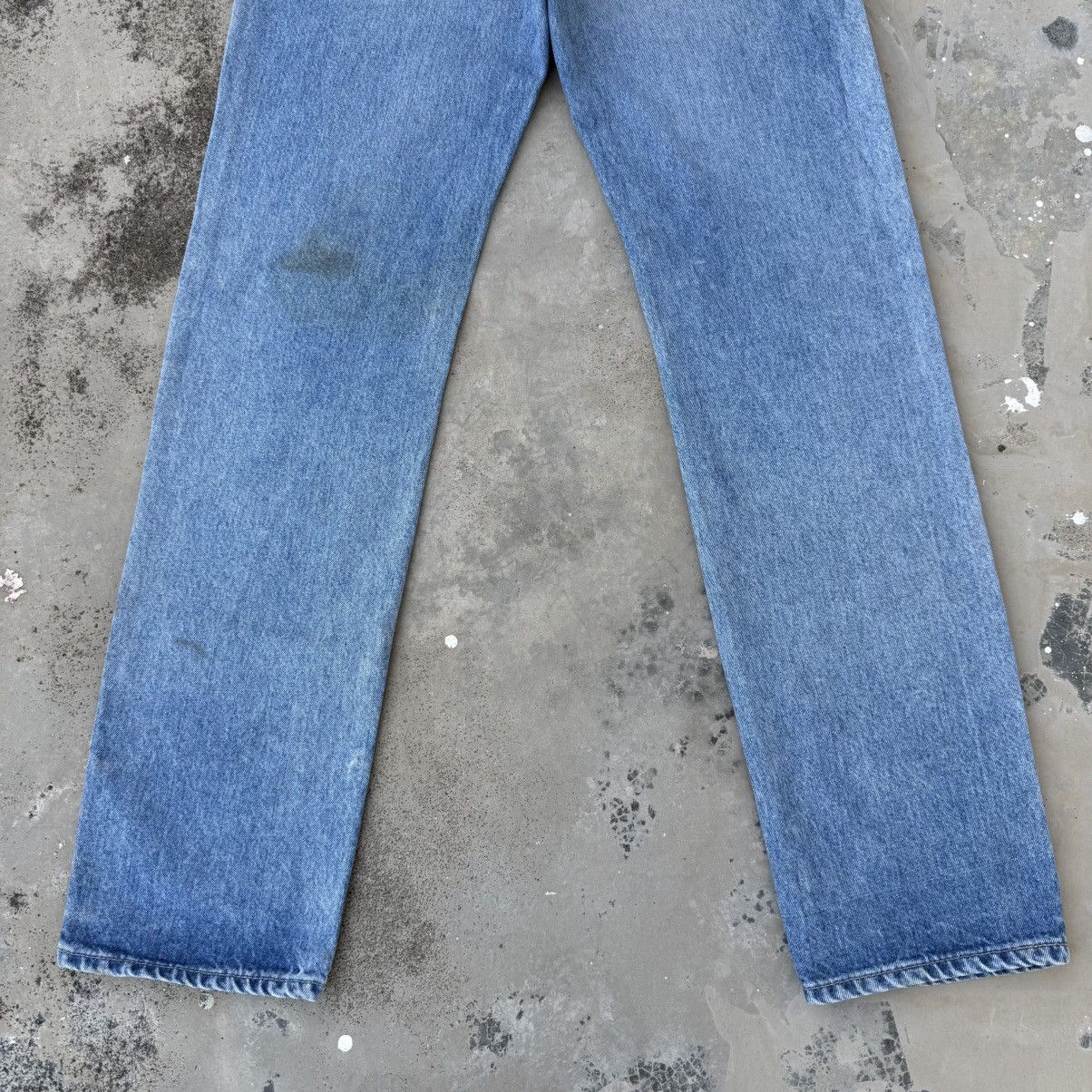 Japanese Brand Vintage Bison Faded Denim Jean Pants W28 Size US 28 / EU 44 - 13 Thumbnail