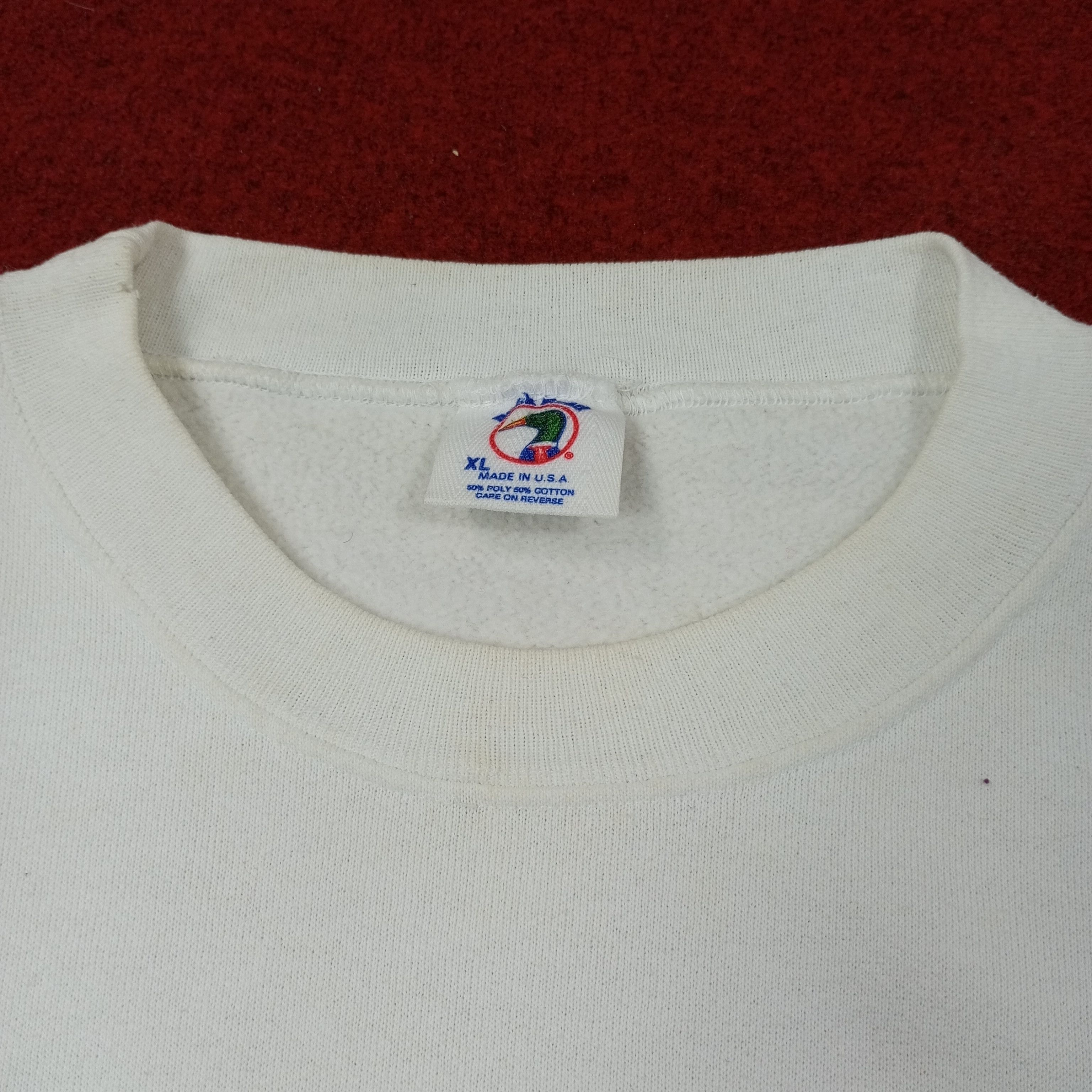 Vintage Duck Head Christmas Streetwear Vintage Sweatshirt c253n7 Size US L / EU 52-54 / 3 - 5 Thumbnail
