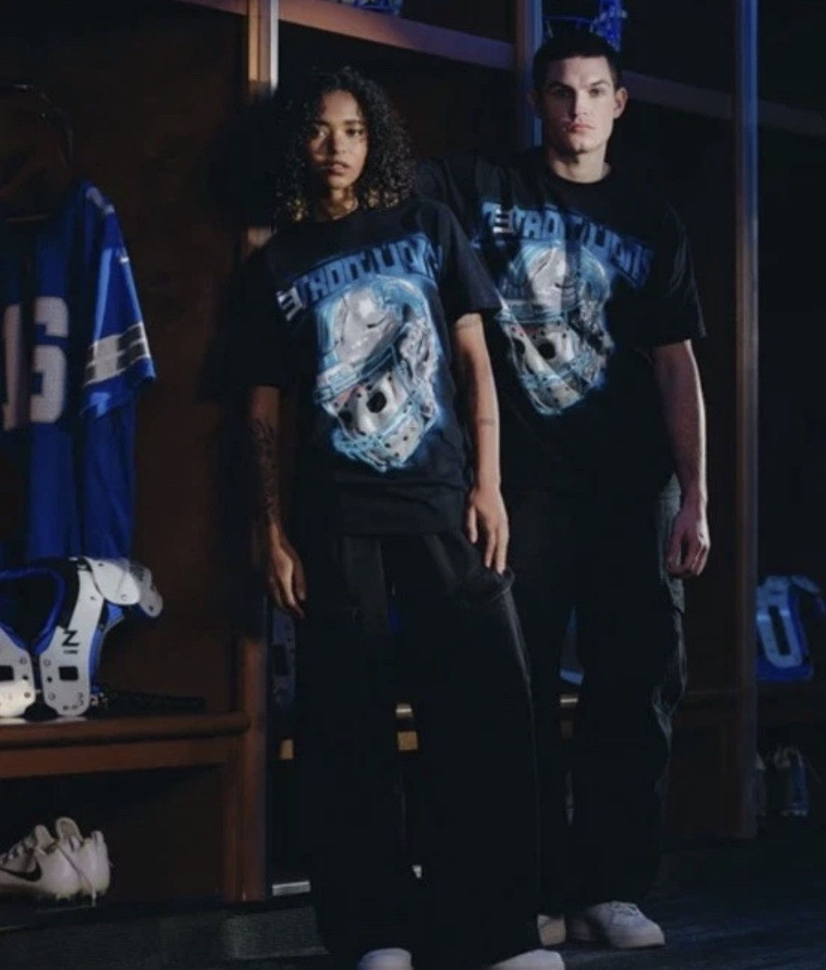 Eminem Eminem x Detroit Lions Capsule All Grit 313 Black T-Shirt M Size US M / EU 48-50 / 2 - 10 Thumbnail
