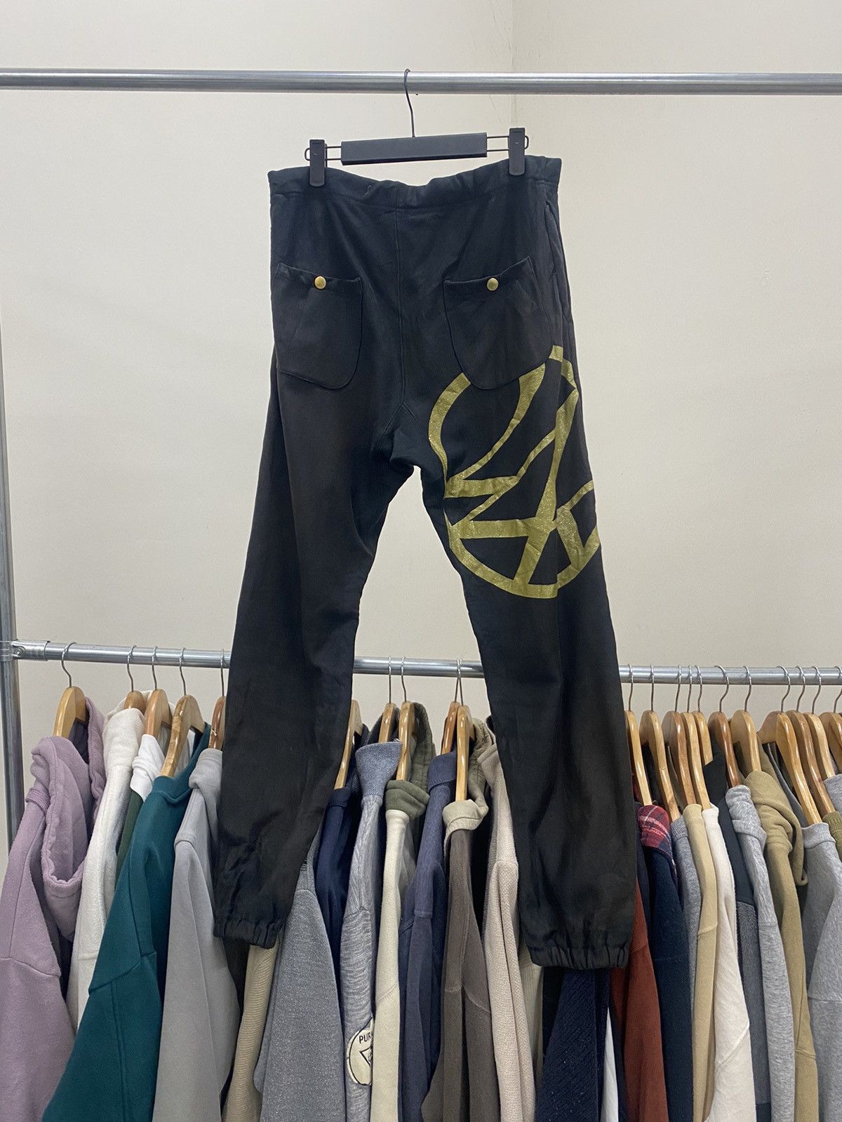 Hysteric Glamour × Japanese Brand × Le Grande Bleu (L.G.B.) FADED CHAMPION X 24KARATS SWEATPANTS LGB PUNK GRUNGE Size US 30 / EU 46 - 10 Thumbnail
