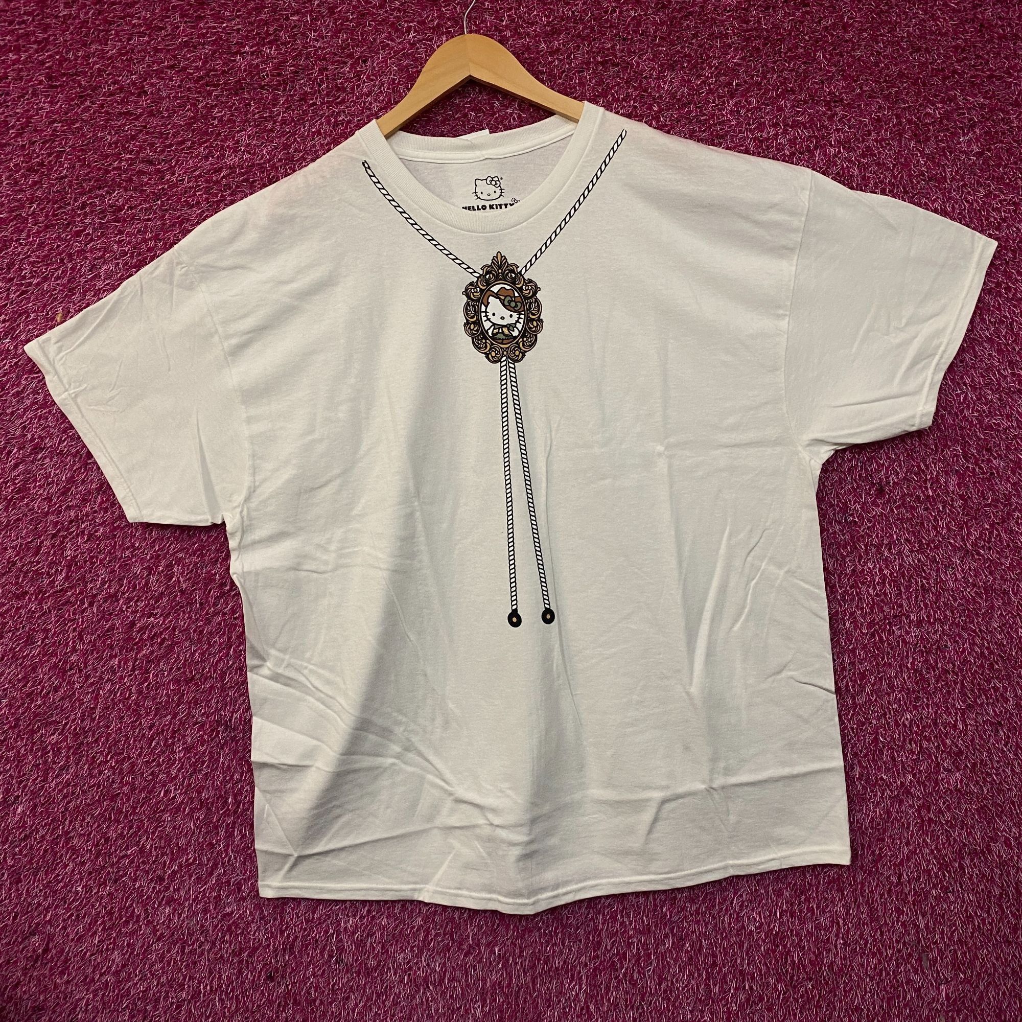 Other Sanrio Hello Kitty Bolo Tie Cute Graphic T-Shirt Large 2XL Size XXL / US 16-18 / IT 52-54 - 3 Thumbnail