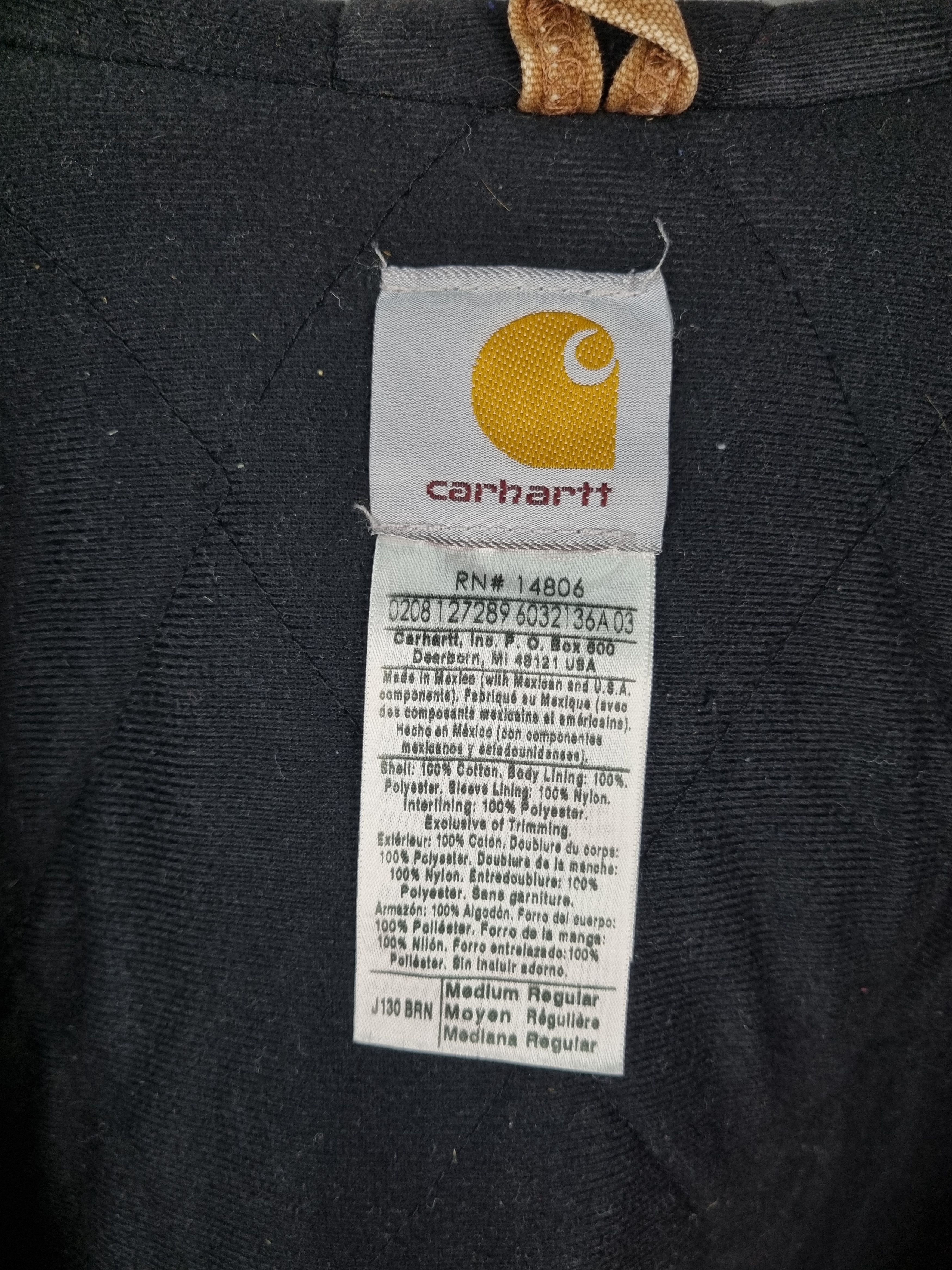 Carhartt Very Destroyed Ripped Dirty Distressed Carhartt Faded Jacket Size US L / EU 52-54 / 3 - 19 Thumbnail
