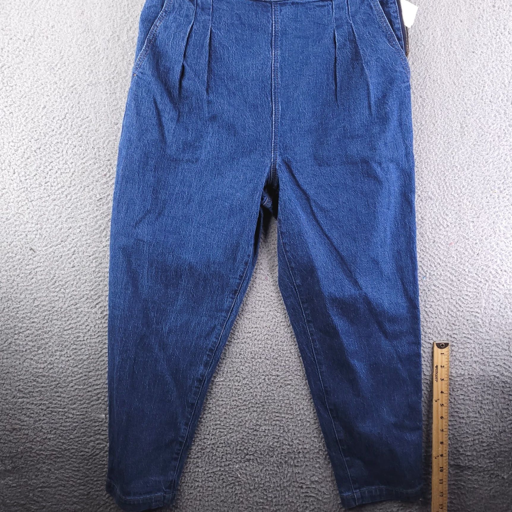 Madewell Madewell Overalls Womens 8 Blue Stretch Denim Jean Size 30" / US 8 / IT 44 - 2 Thumbnail