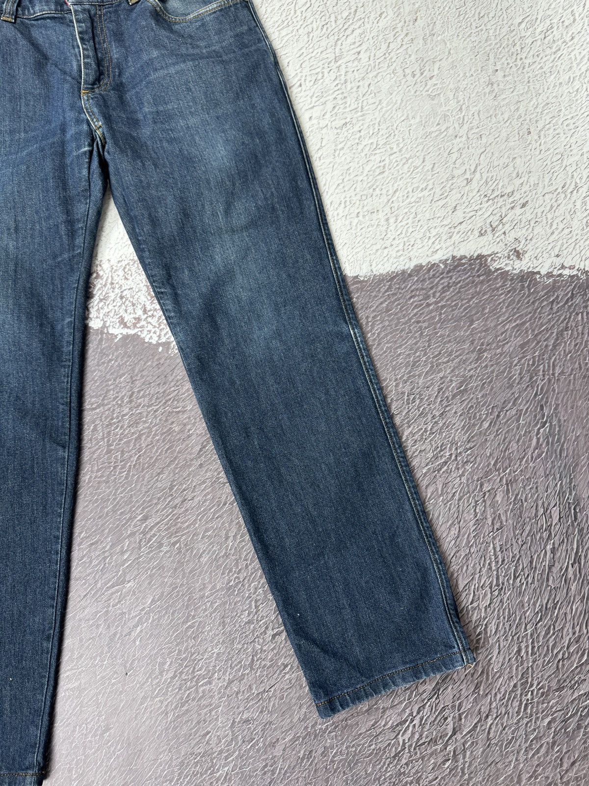 Billionaire Couture Billionaire Couture embroidered multilogo indigo jeans Size US 34 / EU 50 - 13 Thumbnail