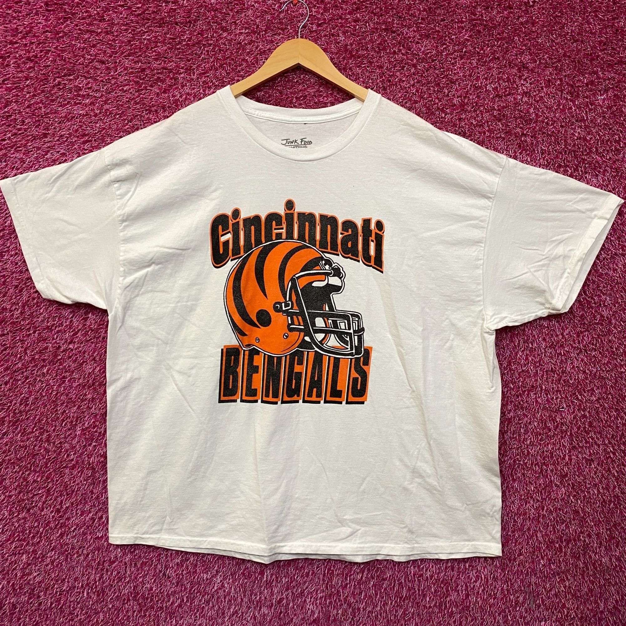 Junk Food Junk Food Clothing NFL Cincinnati Bengals Helmet Logo T-Shir Size US XXL / EU 58 / 5 - 1 Thumbnail
