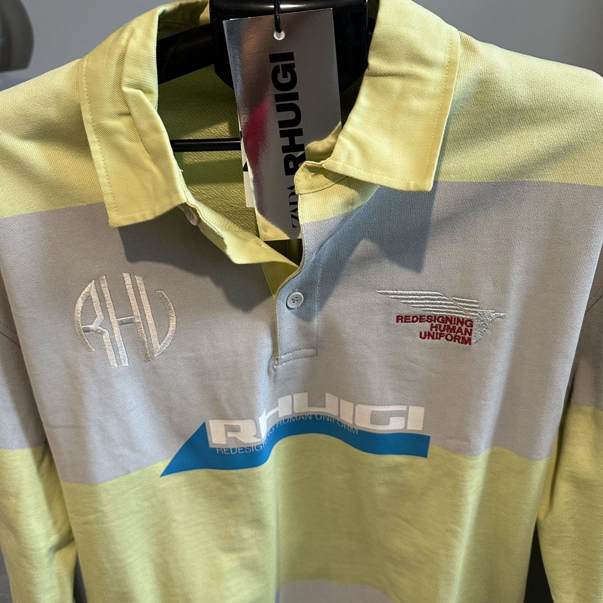 Rhude × Zara Brand NWT Rhude x Zara Collared L/S Shirt - Size L-XL Size US XL / EU 56 / 4 - 2 Thumbnail