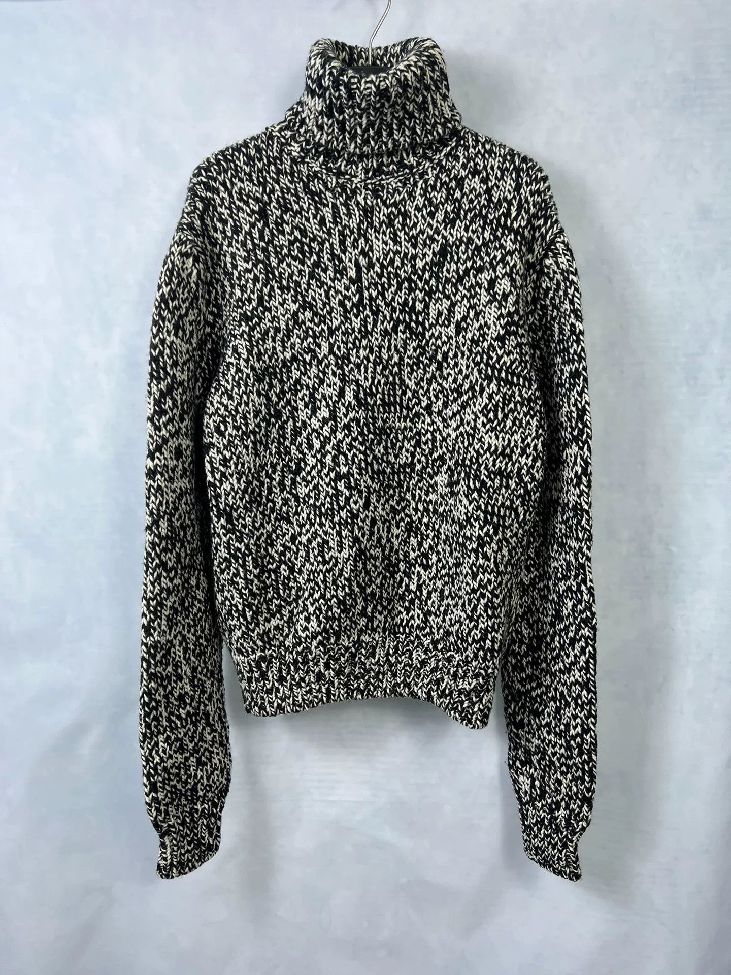 Saint Laurent Paris Saint Laurent Black and White Sweater Size US M / EU 48-50 / 2 - 1 Thumbnail