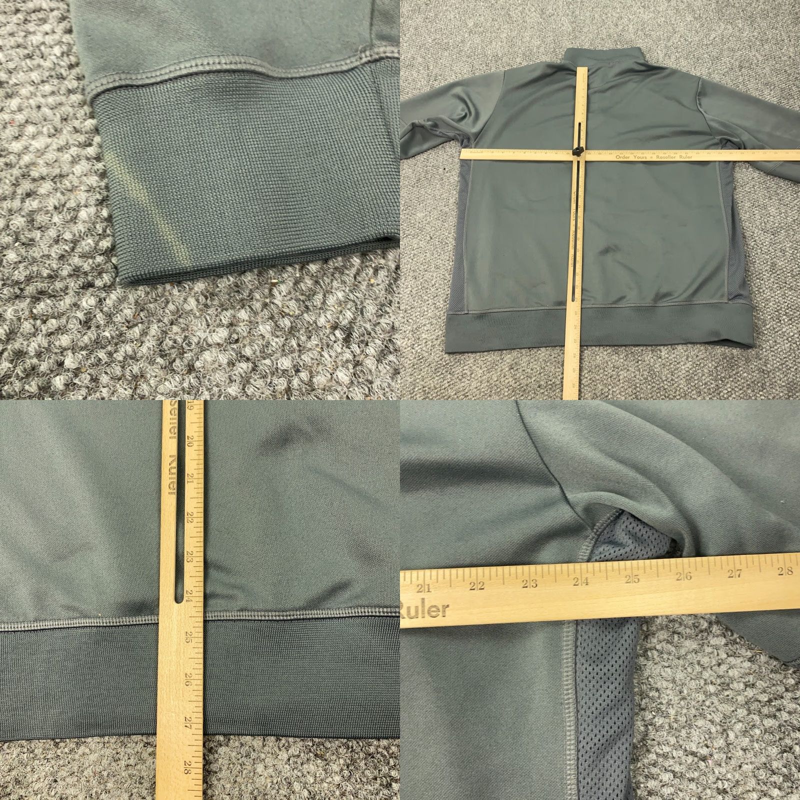 Nike Nike Dri-Fit Jacket Mens XL Gray Full Zip Windbreaker, Sportswear, Casual, Travel, Cycling, Running, Pockets, Lightweight Size US XL / EU 56 / 4 - 8 Thumbnail