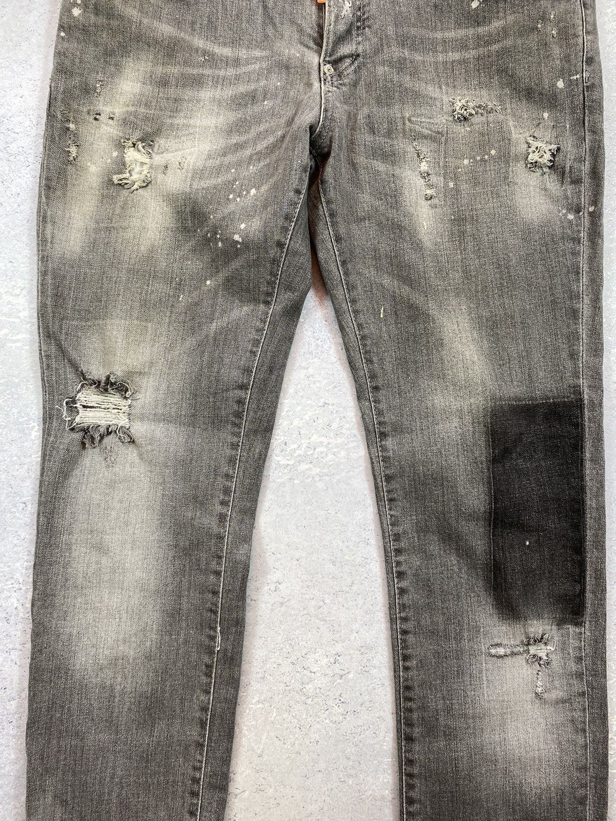 Dsquared2 Dsquared2 Grey Denim Pants Made in Italy Size 56 Size US 42 / EU 58 - 4 Thumbnail