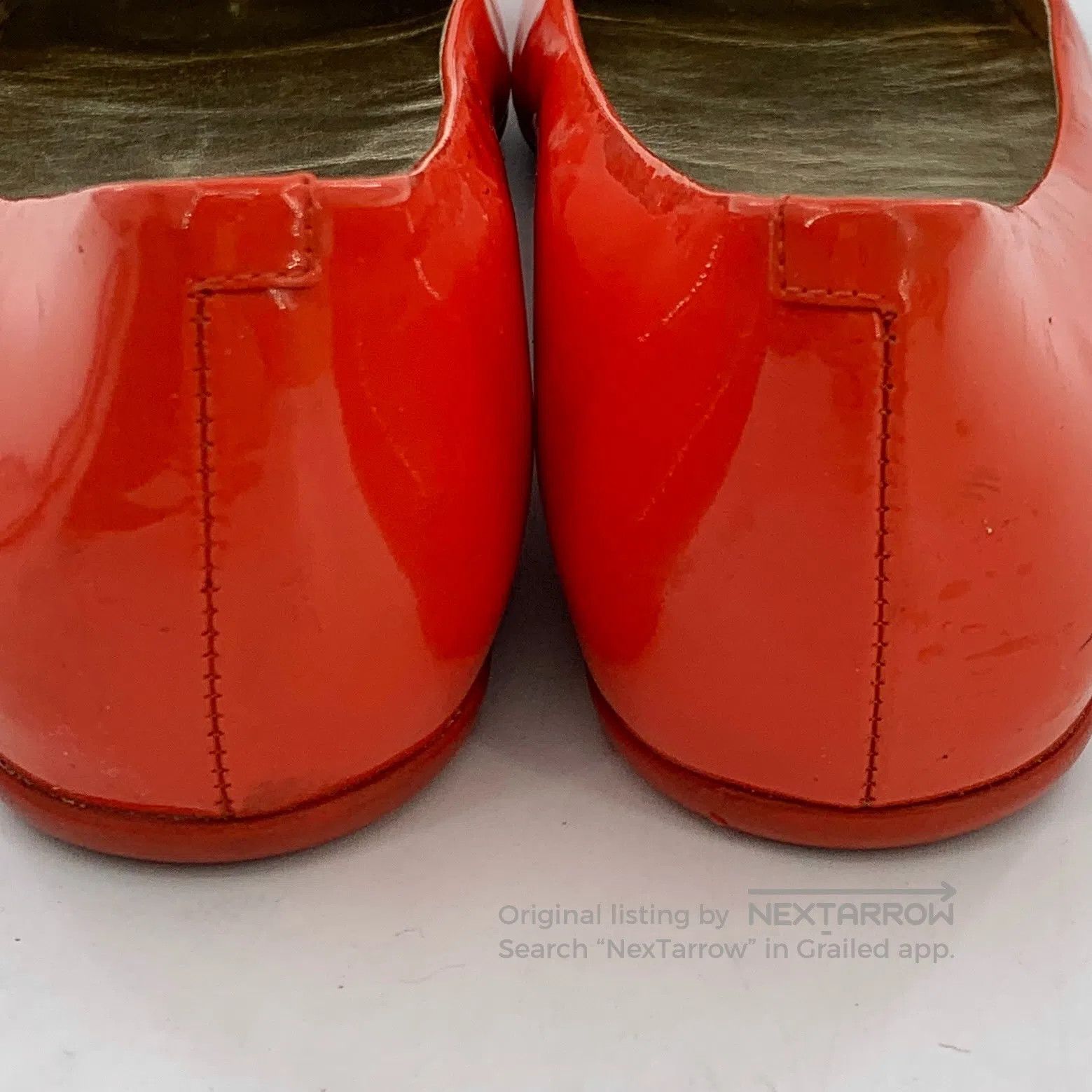 Alexander Wang Alexander Wang Red Patent Leather Square Buckle Casual Fla Size US 12 / IT 42 - 8 Thumbnail