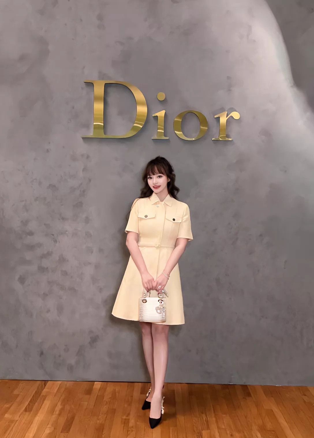 Dior Dior Ivory 2-Pocket Wool-Silk Short Sleeve Dress34 Size XS / US 0-2 / IT 36-38 - 7 Thumbnail
