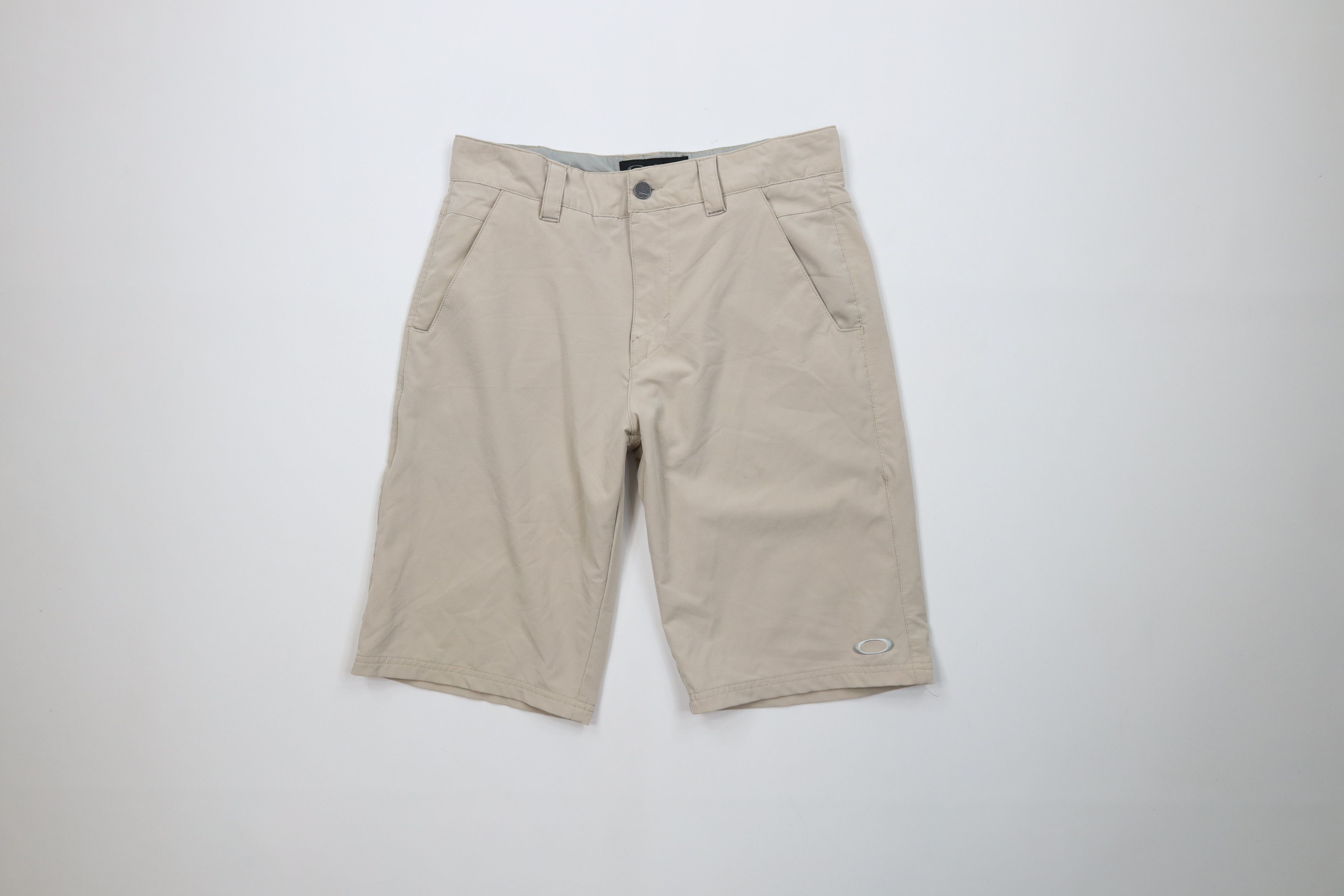 Oakley Vintage Oakley Logo Stretch Golf Golfing Shorts Beige Khaki Size US 30 / EU 46 - 1 Thumbnail