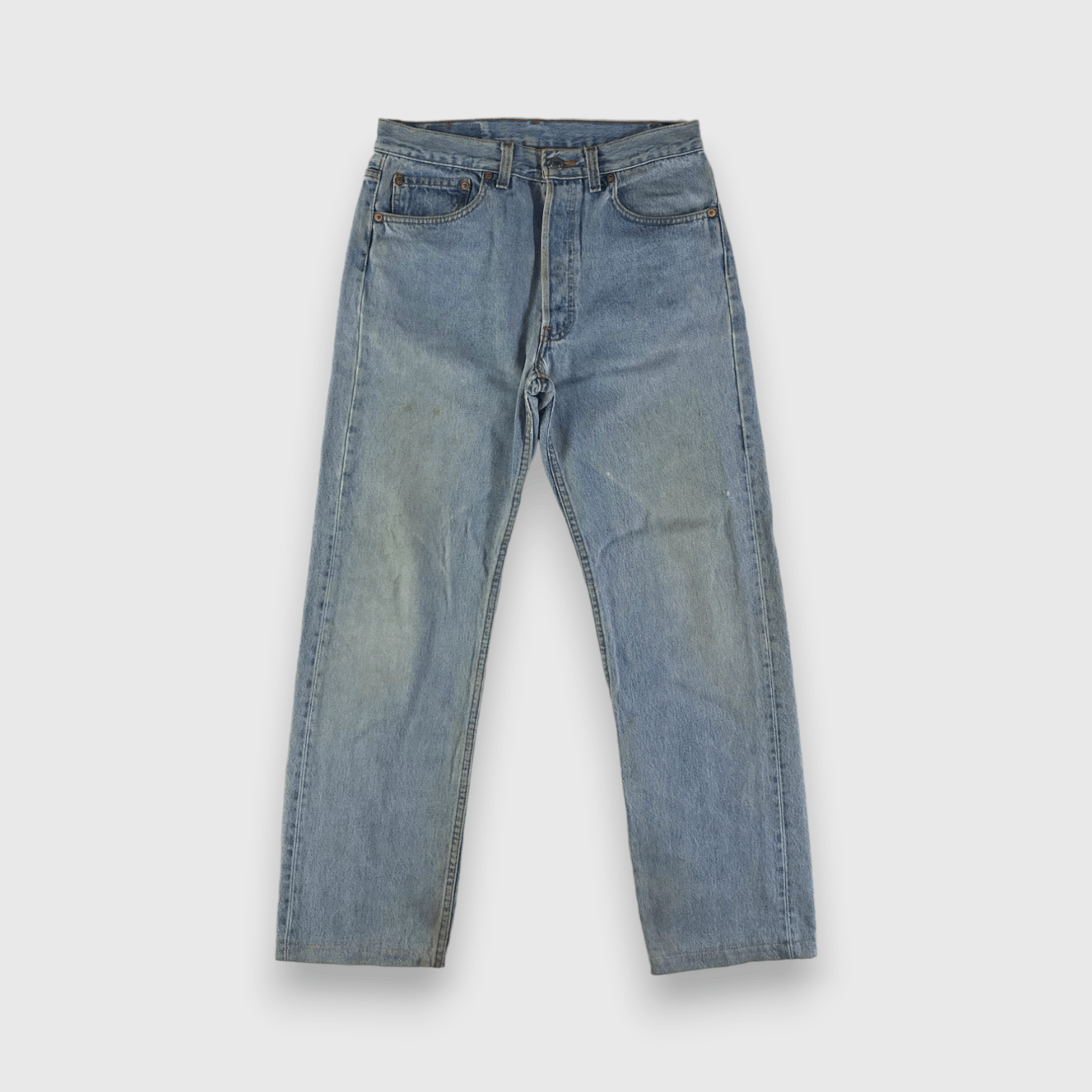 Levi's × Vintage Vintage 90s Blue Wash Levis 501 Jeans-JM3721 Size US 31 - 1 Thumbnail