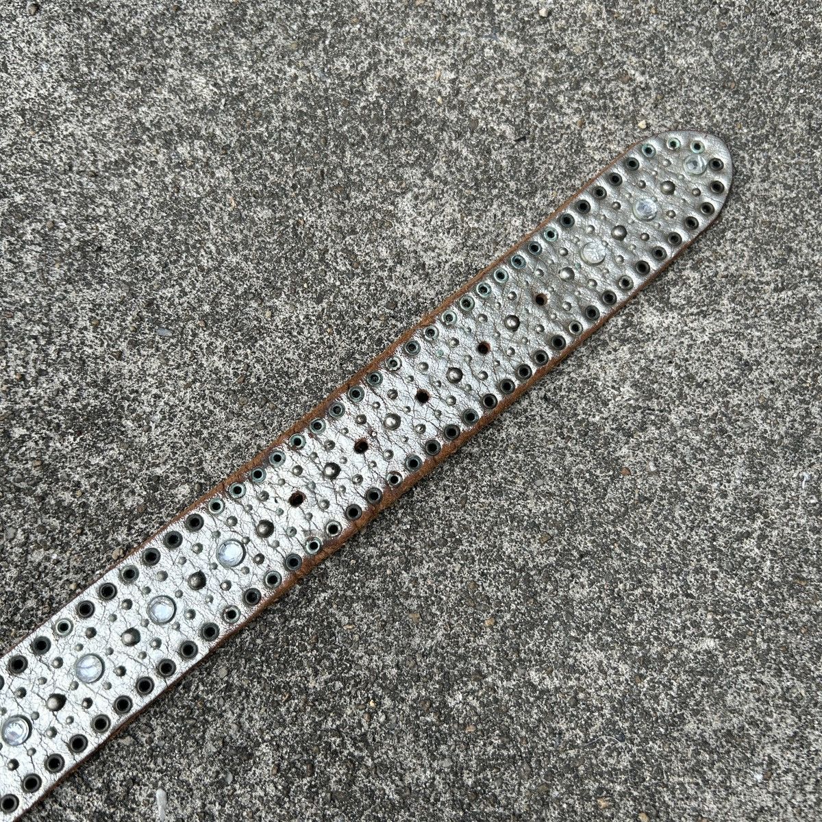 Vintage Vintage studded leather belt (Kapital Style) Size ONE SIZE - 11 Thumbnail