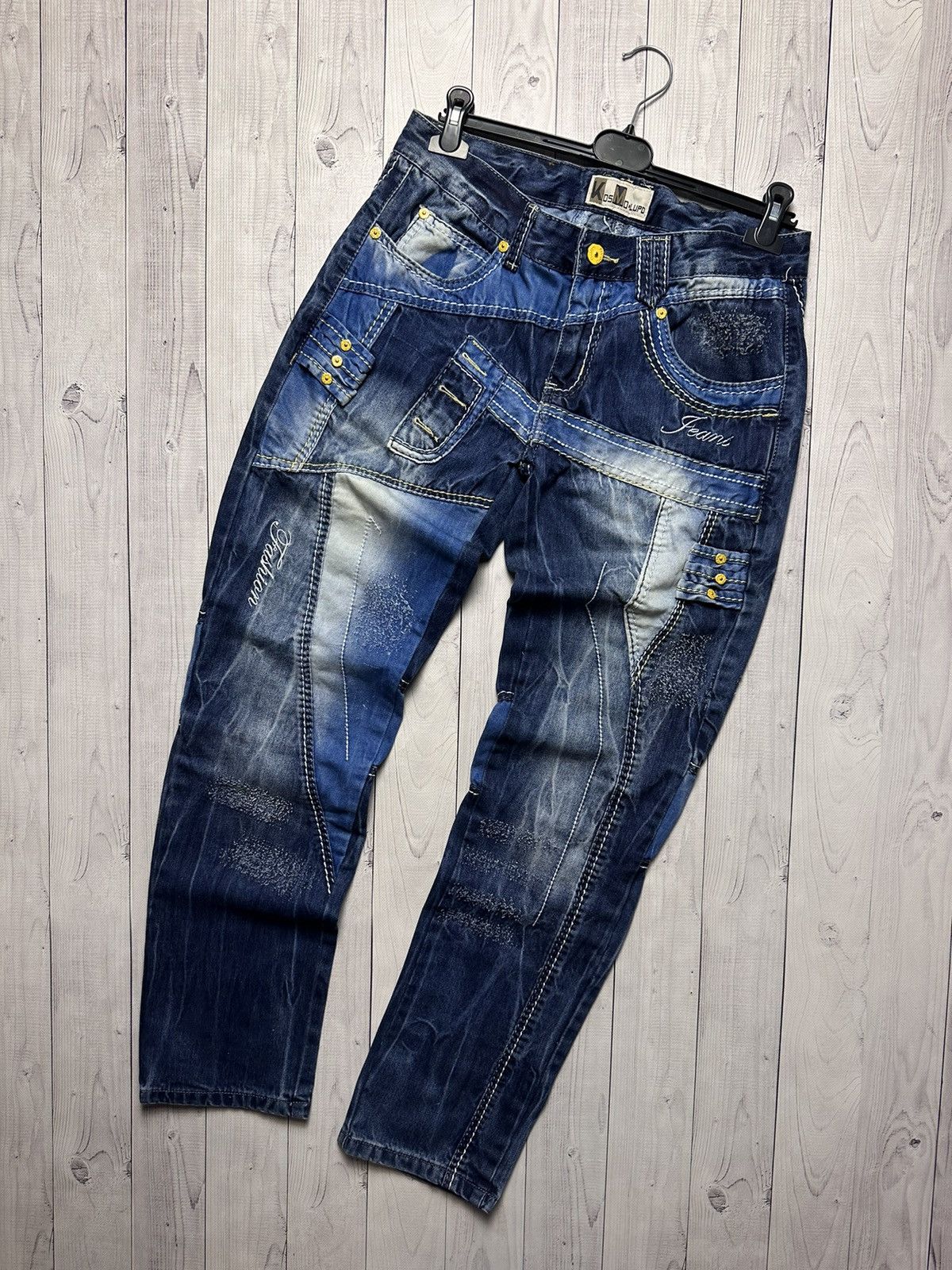 Vintage Rare multi pocket jeans denim rare size 33