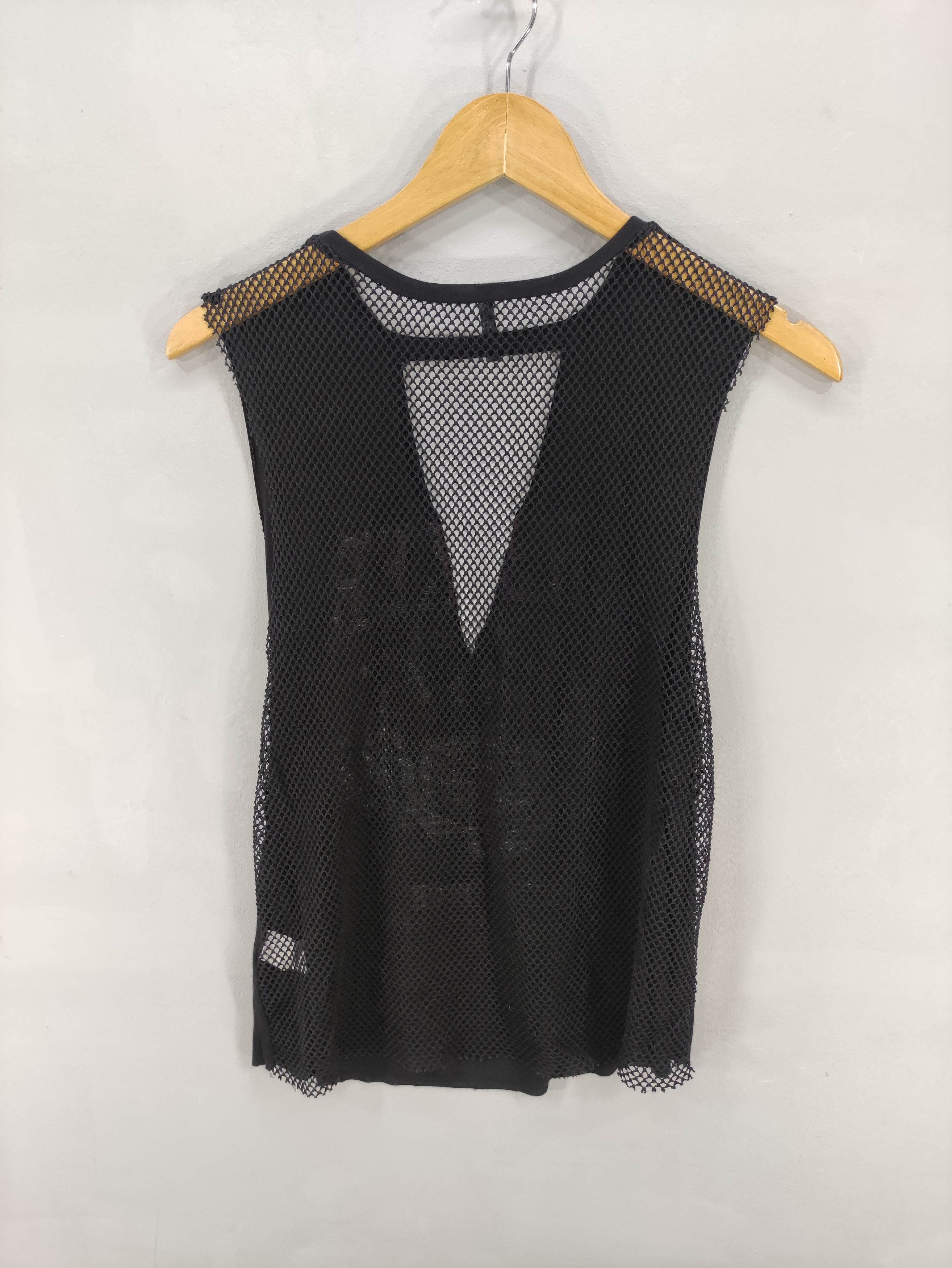 Japanese Brand Rock And Roll Jcfits Smash Tank Tops Net Fish On Back Size S / US 4 / IT 40 - 5 Thumbnail