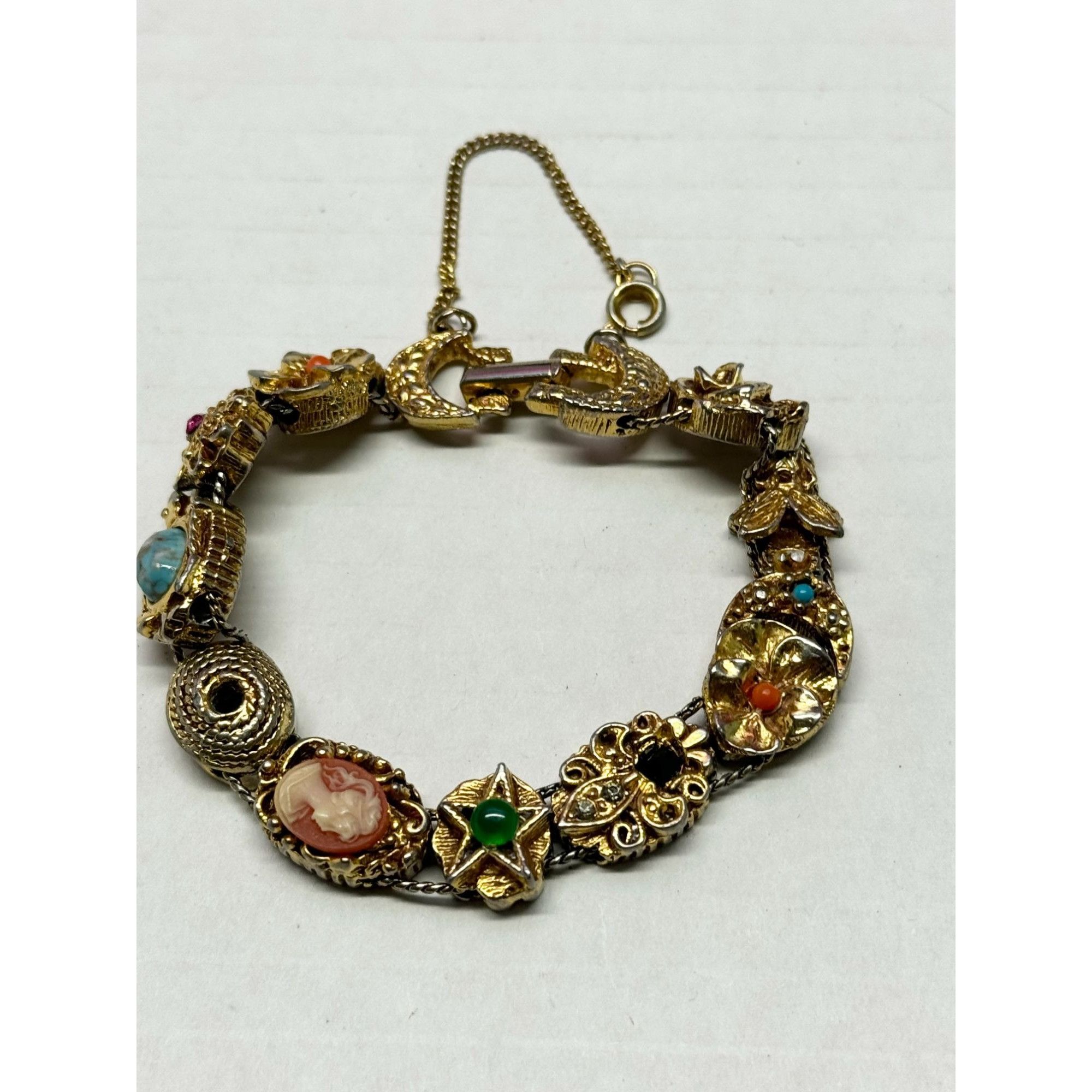 Vintage Vintage jeweled slide bracelet Size ONE SIZE - 2 Thumbnail