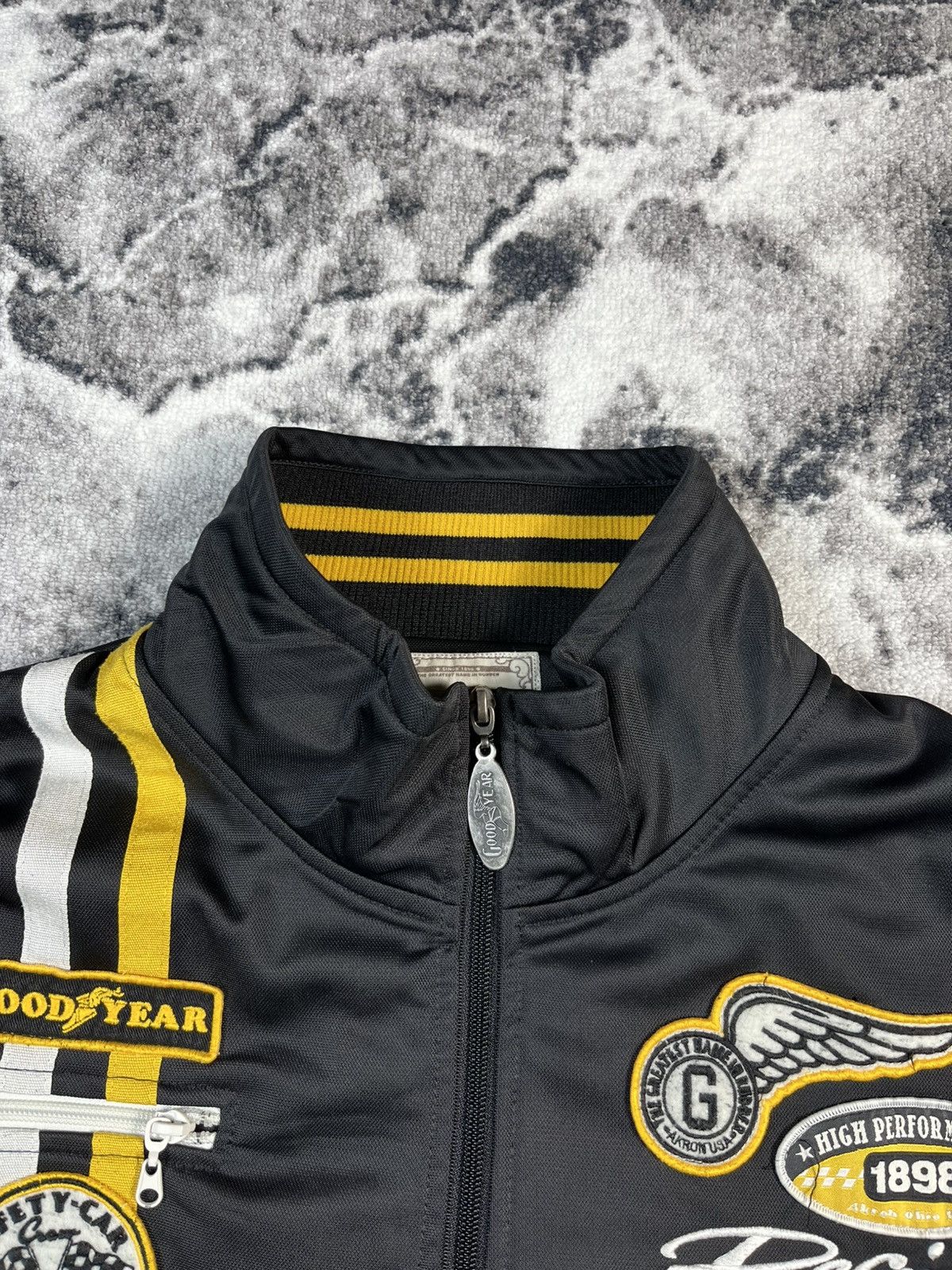 Other Goodyear Racing Jacket Black Yellow Motorsport Y2K Size US XXL / EU 58 / 5 - 7 Thumbnail