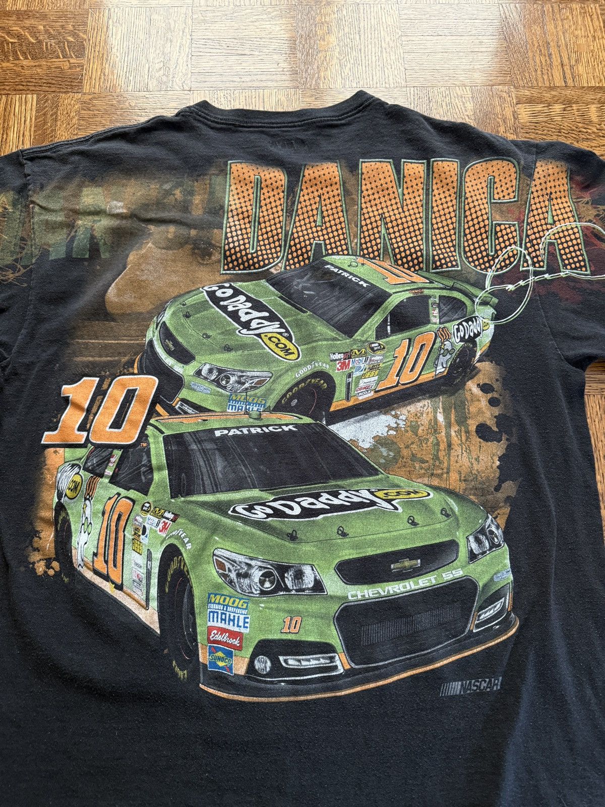 NASCAR Vintage Y2K Danica Patrick AOP Graphic Tee Size US XL / EU 56 / 4 - 6 Thumbnail