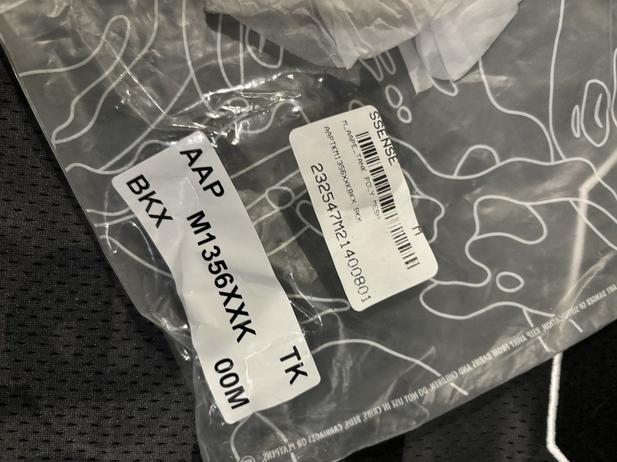 Aape Aape by Bathing Ape Poly Mesh Tank Top Sleeveless #10 MWT LE Size US M / EU 48-50 / 2 - 10 Thumbnail
