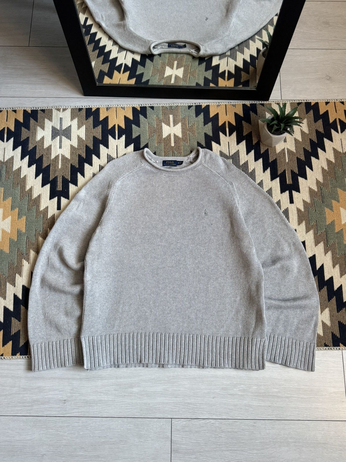Polo Ralph Lauren Vintage Polo Ralph Lauren Wide Sleeves Y2K Knitted Sweater Size US M / EU 48-50 / 2 - 1 Thumbnail