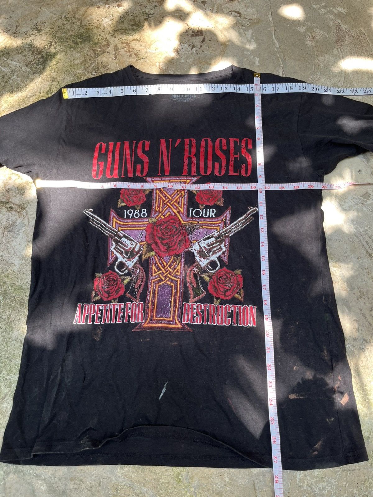 Band Tees 💥Guns N Roses 1988 Repro Tour Tee Size US M / EU 48-50 / 2 - 8 Thumbnail