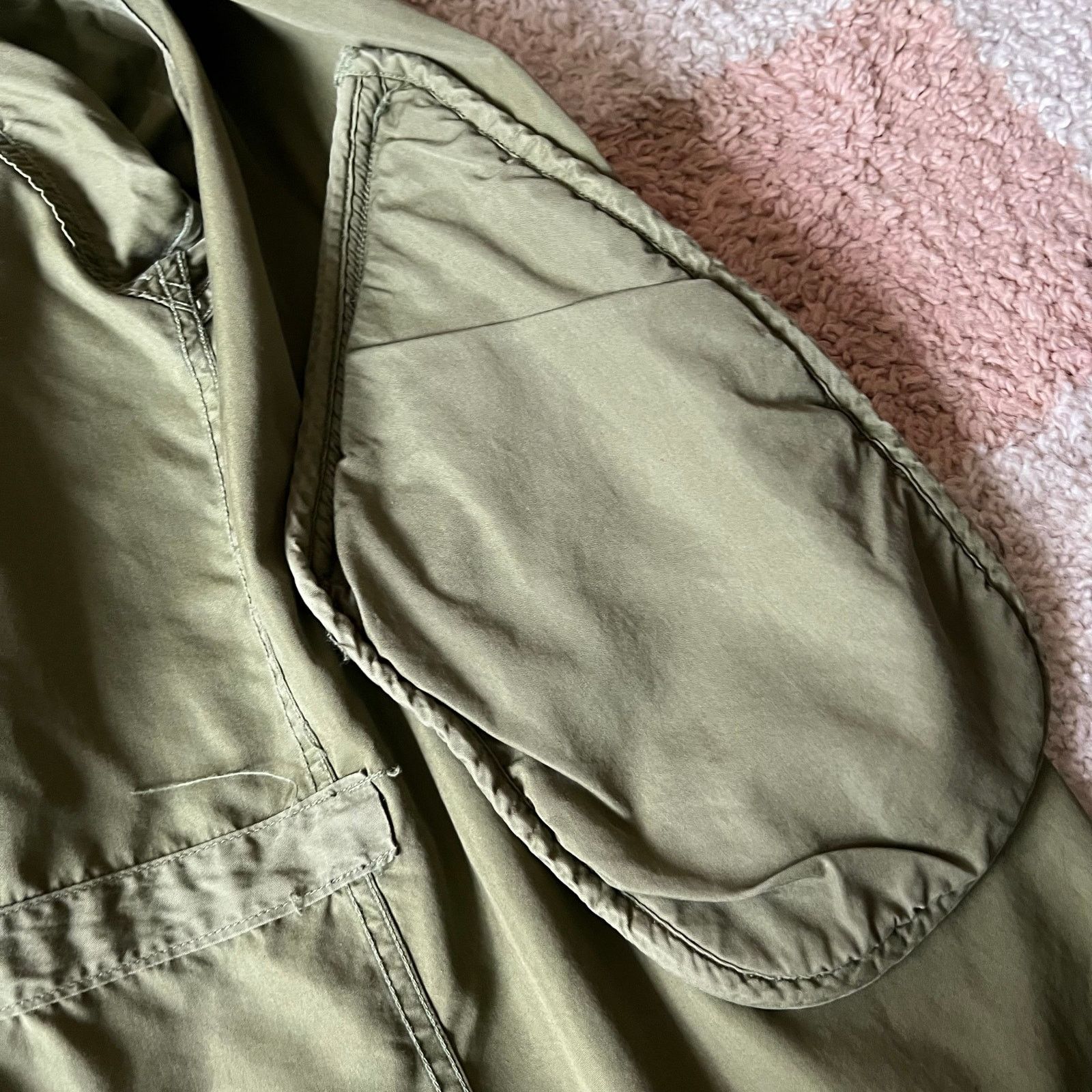 Vintage 50s US Army M-1951 Fishtail Parka | CROWN Zipper | M/L Size US L / EU 52-54 / 3 - 14 Thumbnail