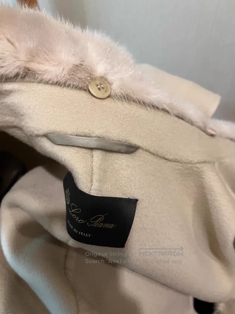 Loro Piana Loro Piana Cashmere and Mink Fur Coat Size S / US 4 / IT 40 - 5 Thumbnail