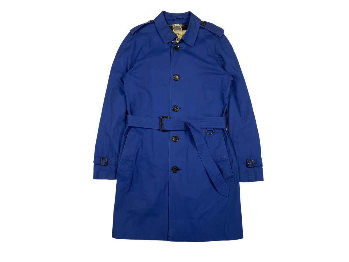 image of Burberry Blue Parka, Men's (Size Small)